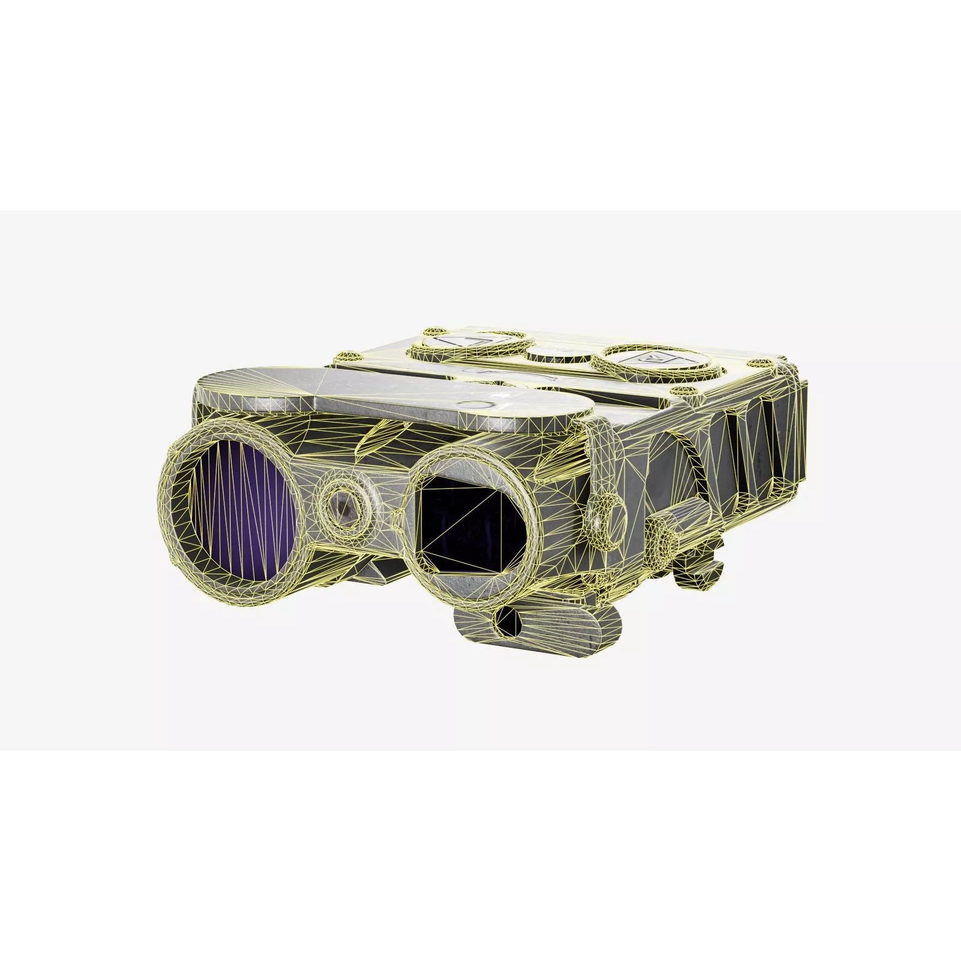 L3 Harris SQUAD SRF Rangefinder 3D Model – Low Poly PBR Asset, FBX - View 23