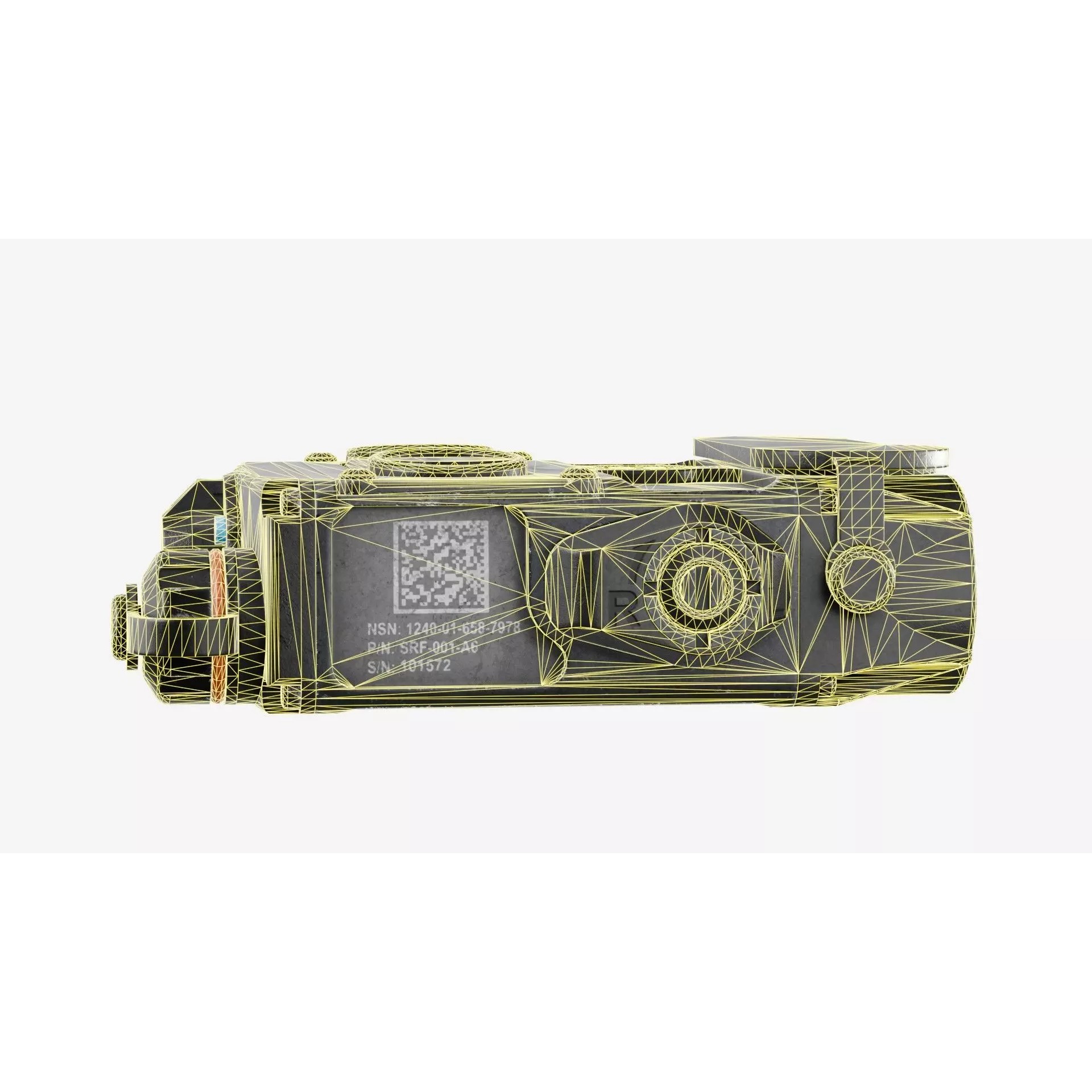 L3 Harris SQUAD SRF Rangefinder 3D Model – Low Poly PBR Asset, FBX - View 28