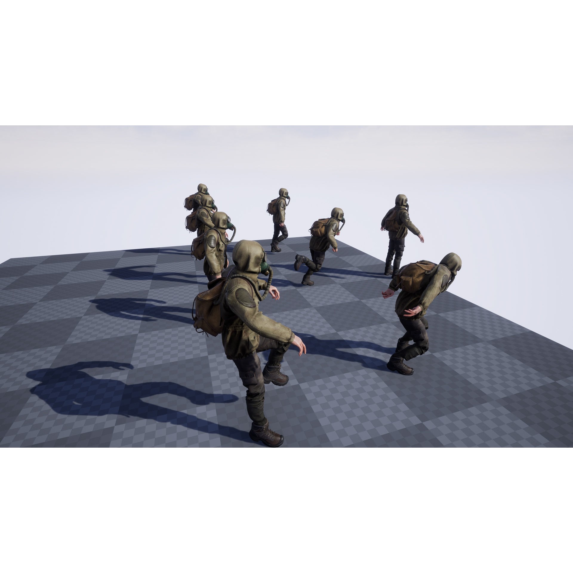 Post Apocalyptic Survivor 3D Model – Low Poly Game Ready Character, FBX - View 21
