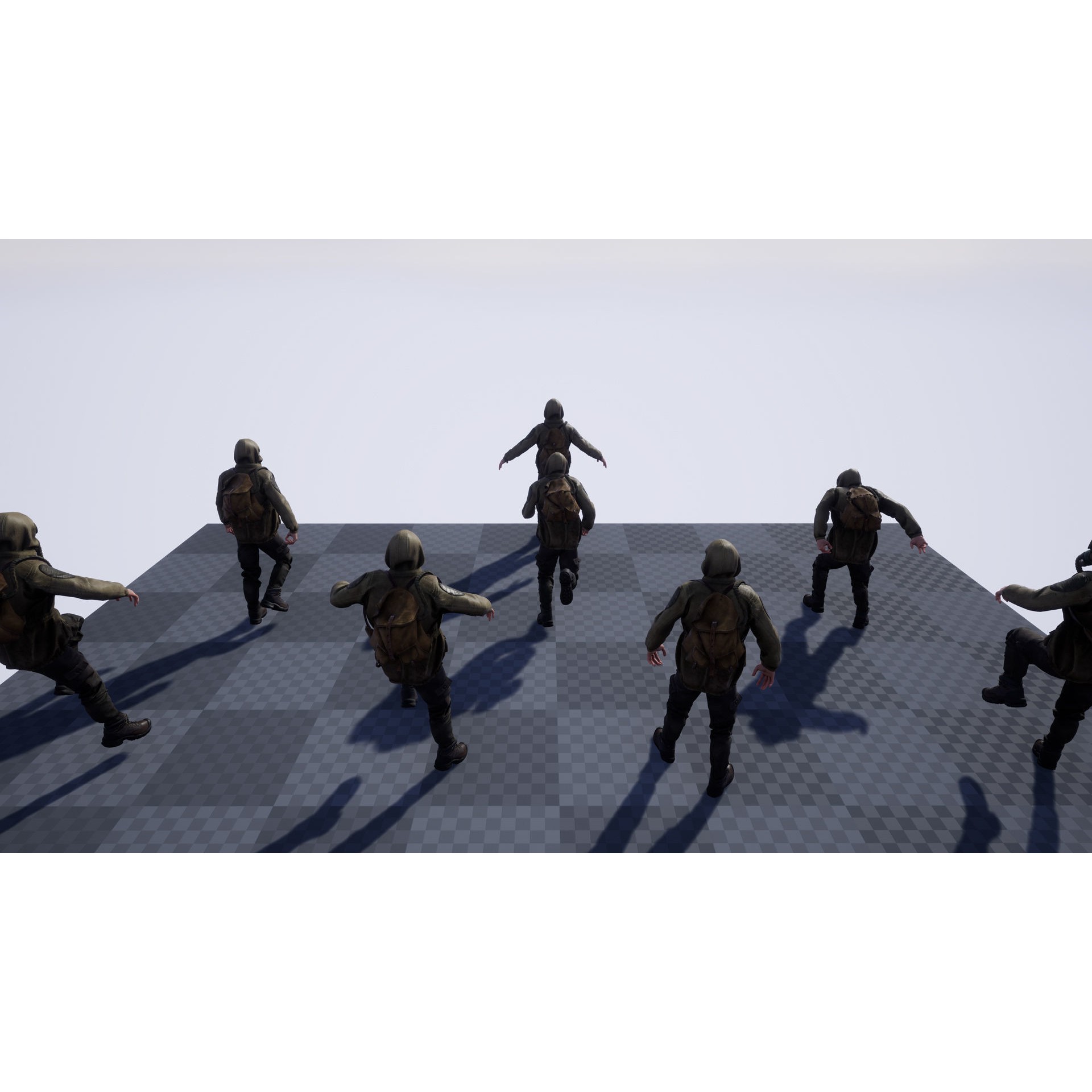 Post Apocalyptic Survivor 3D Model – Low Poly Game Ready Character, FBX - View 22