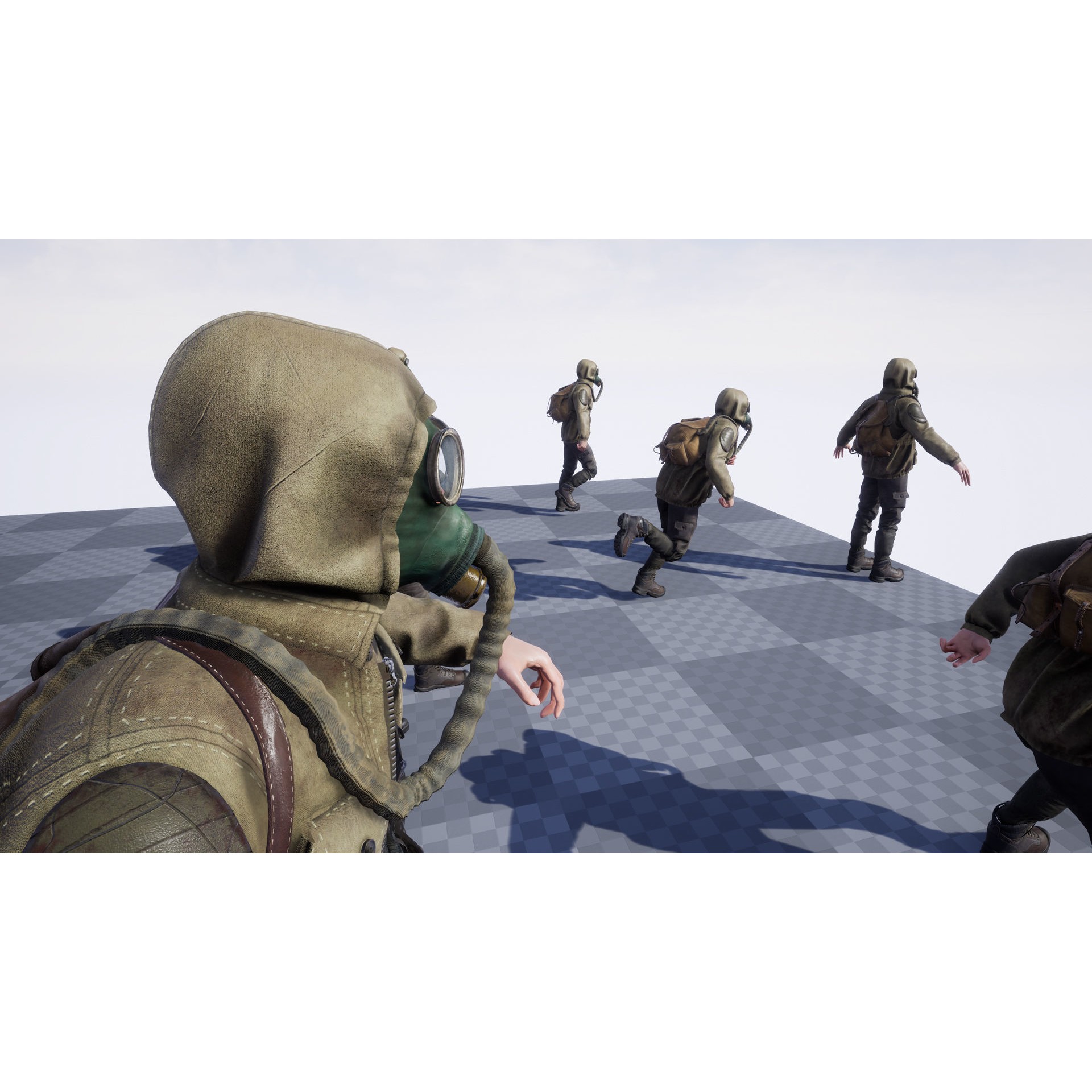 Post Apocalyptic Survivor 3D Model – Low Poly Game Ready Character, FBX - View 23