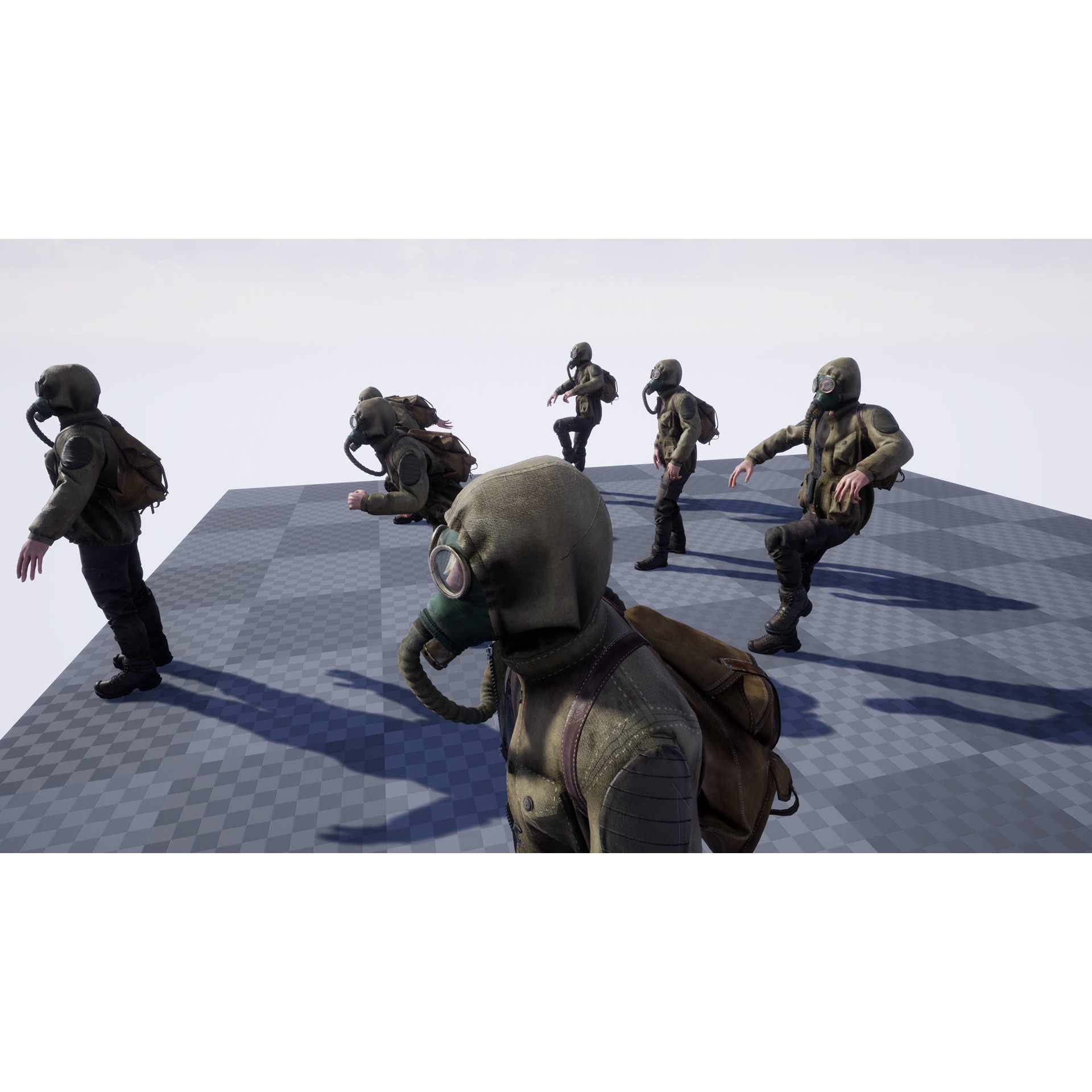 Post Apocalyptic Survivor 3D Model – Low Poly Game Ready Character, FBX - View 26