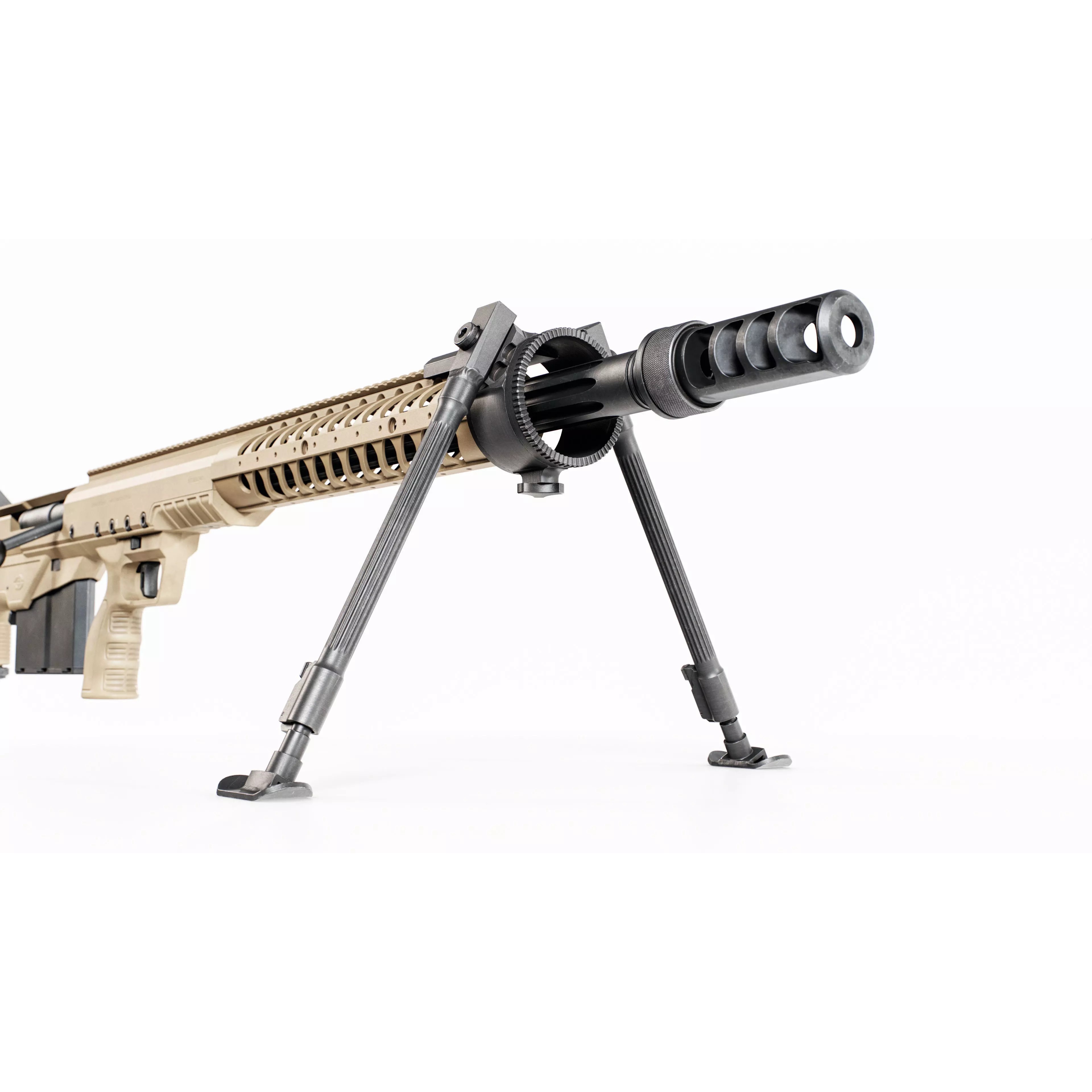50 Cal Bipod 3D Model – Low Poly Game Ready Asset, FBX - View 2