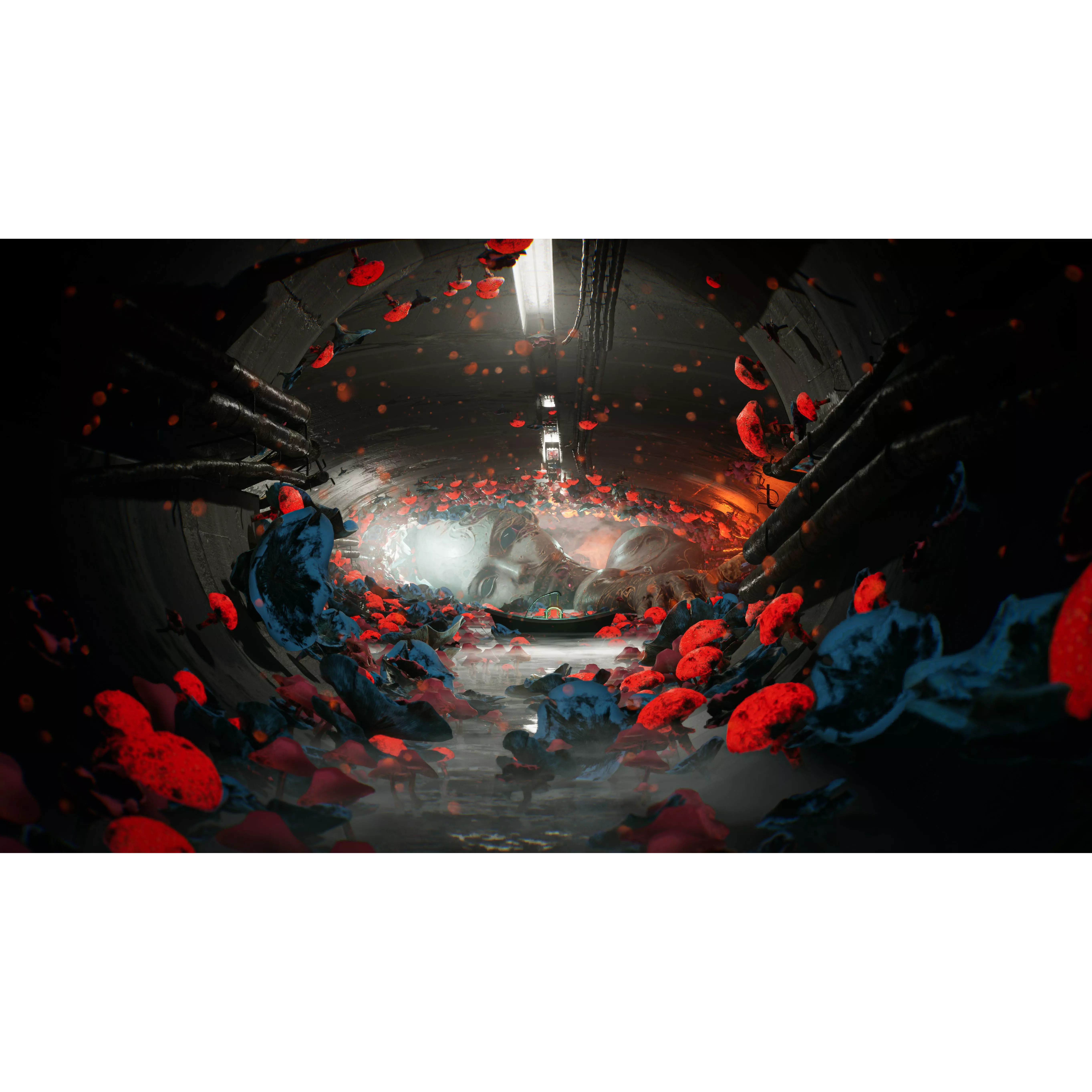 Sewer Monster Horror Environment - Low-Poly Game-Ready 3D Model - View 3