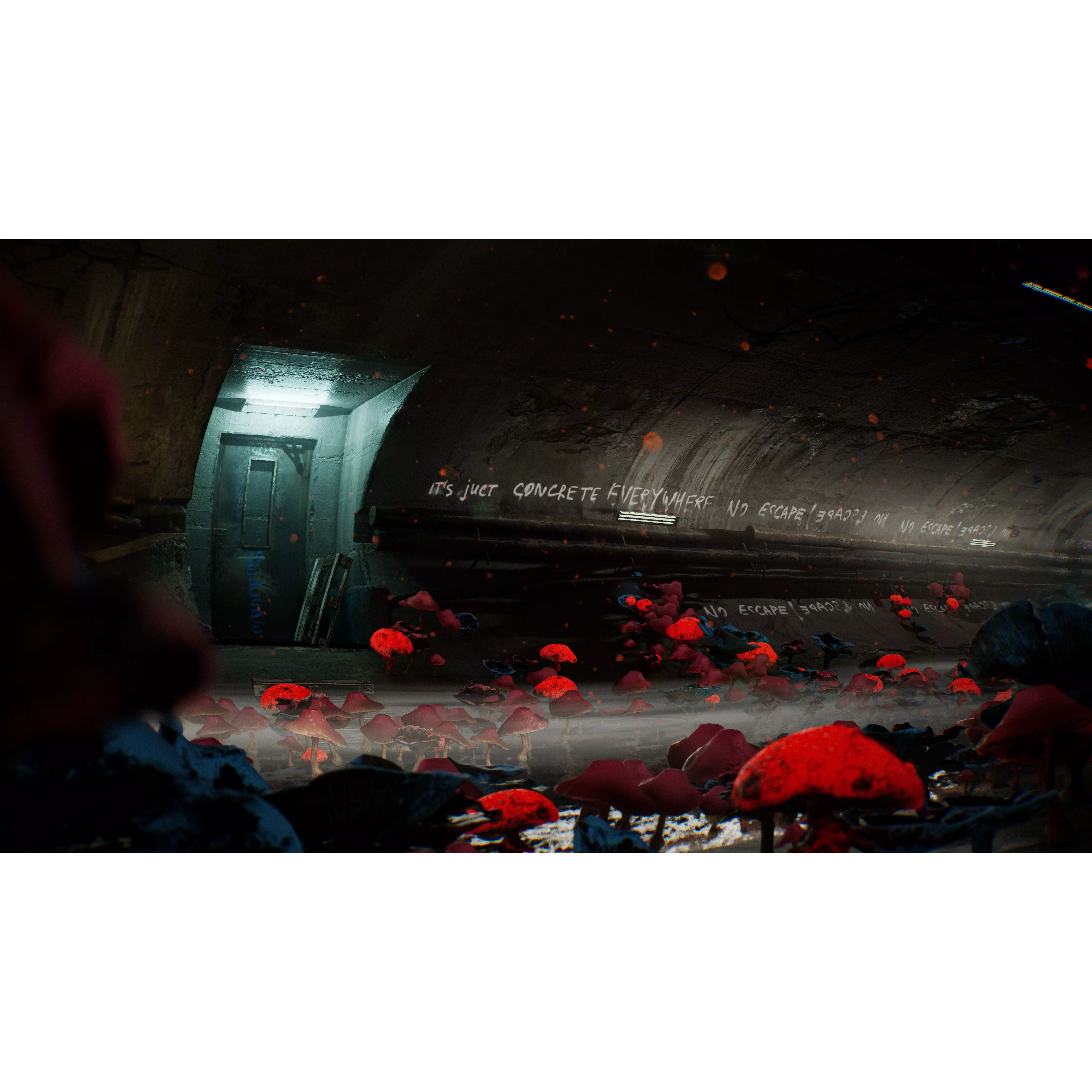 Sewer Monster Horror Environment - Low-Poly Game-Ready 3D Model - View 4