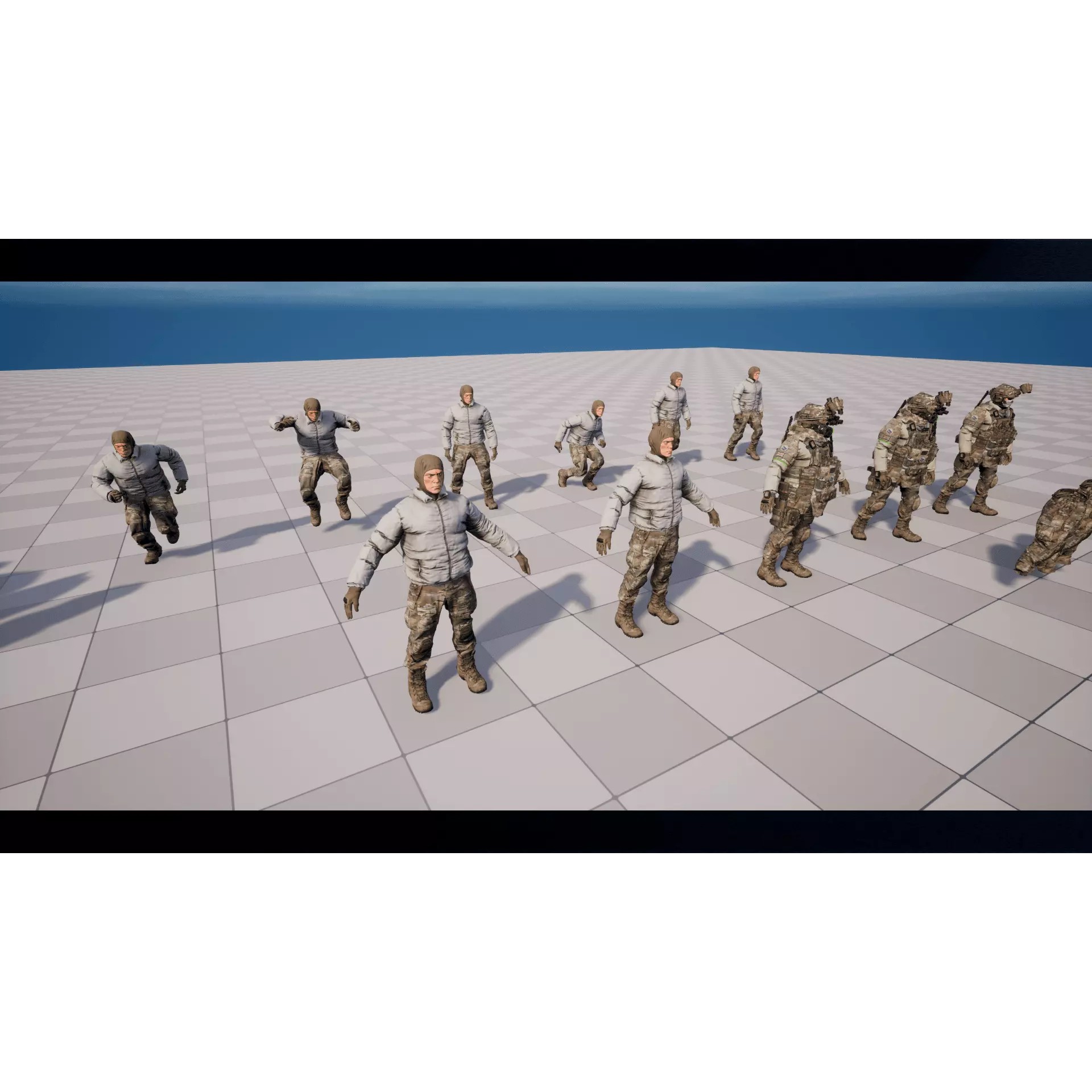 Modular US Soldier 3D Model – Low-Poly Game-Ready Character with PBR Textures - View 13