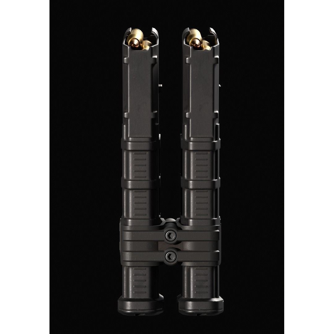 AR-15 Magazine 3D Model – Low Poly PBR Game Asset, FBX - View 9