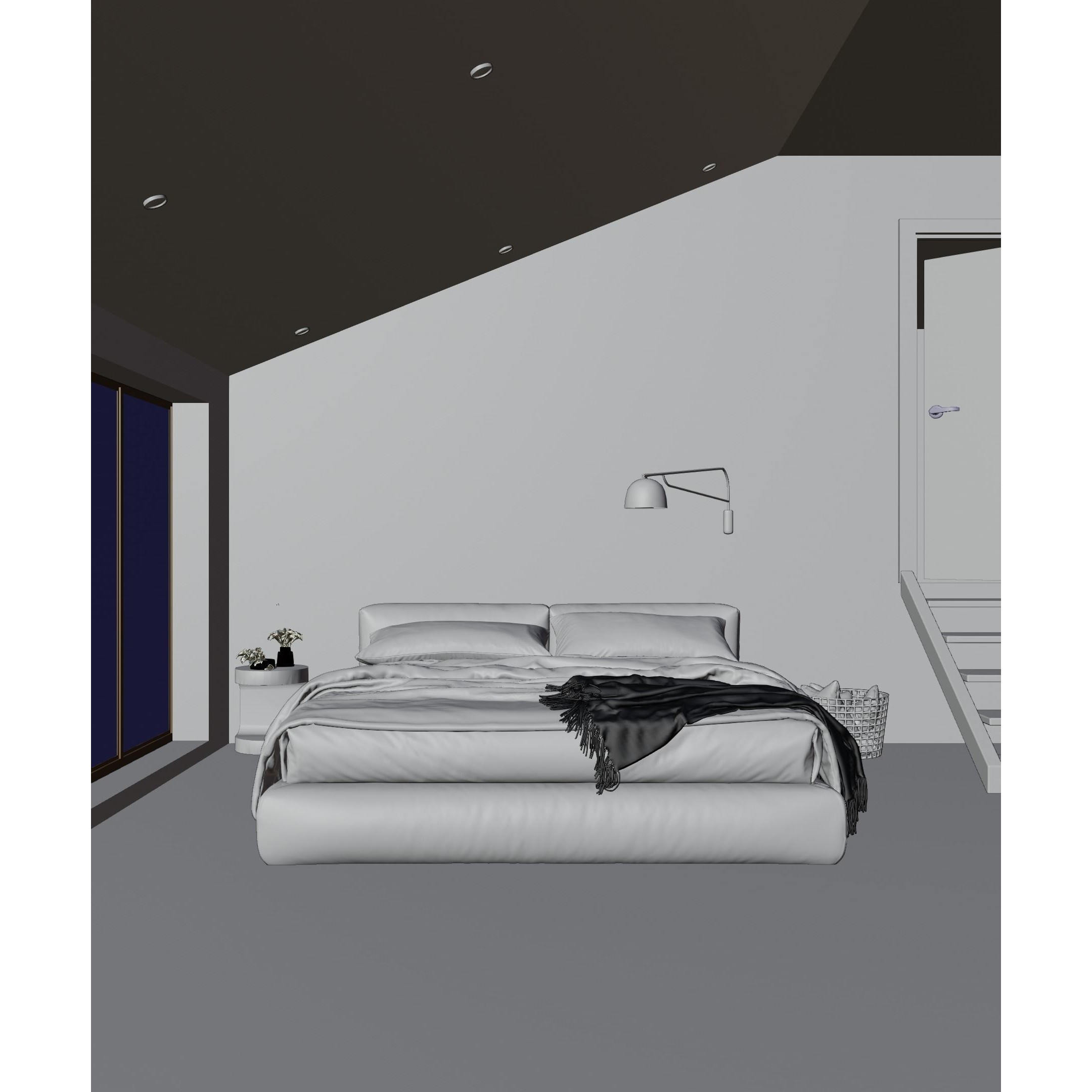 Industrial Interior Scene - Low-Poly Game-Ready 3D Model - View 13