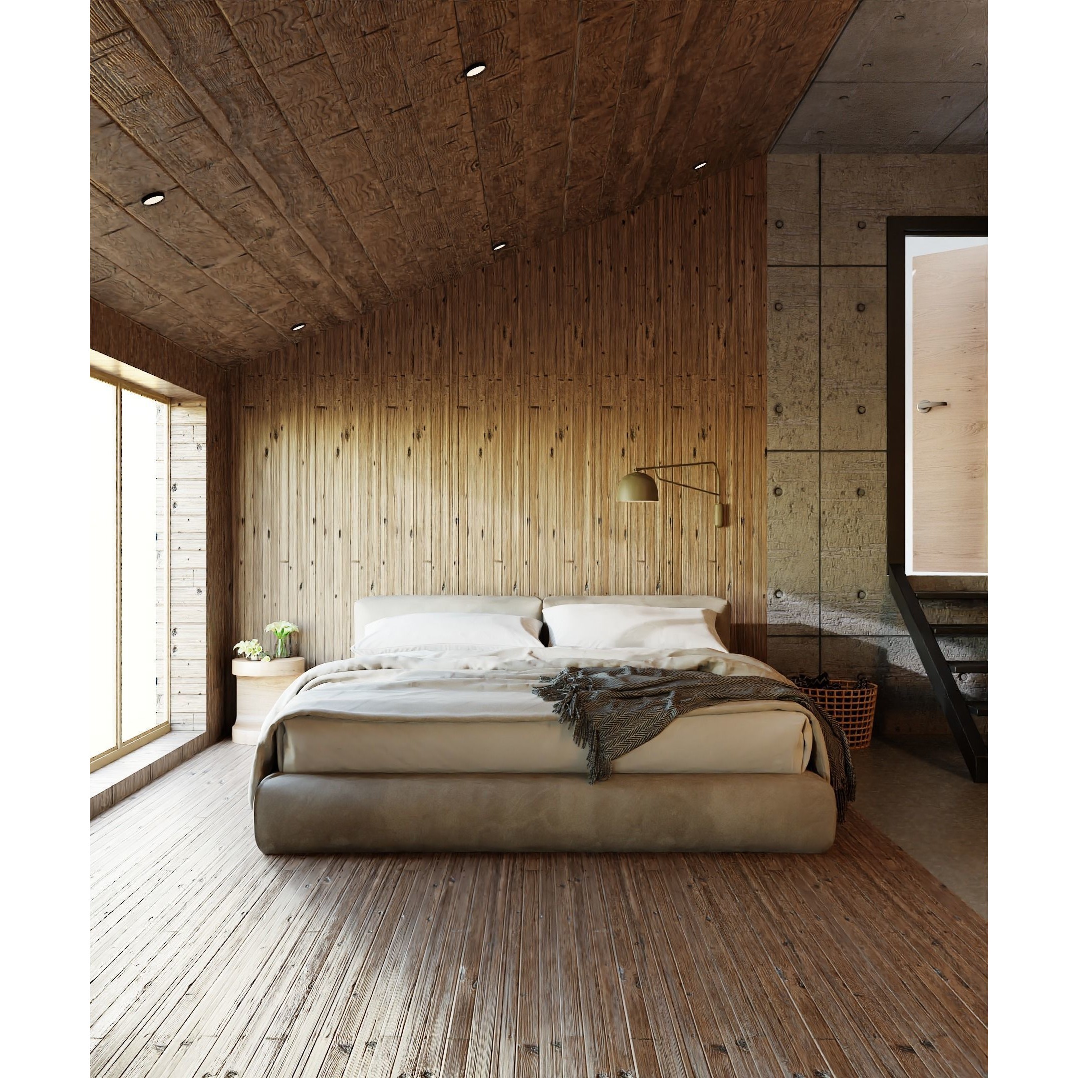 Industrial Interior Scene - Low-Poly Game-Ready 3D Model - View 4