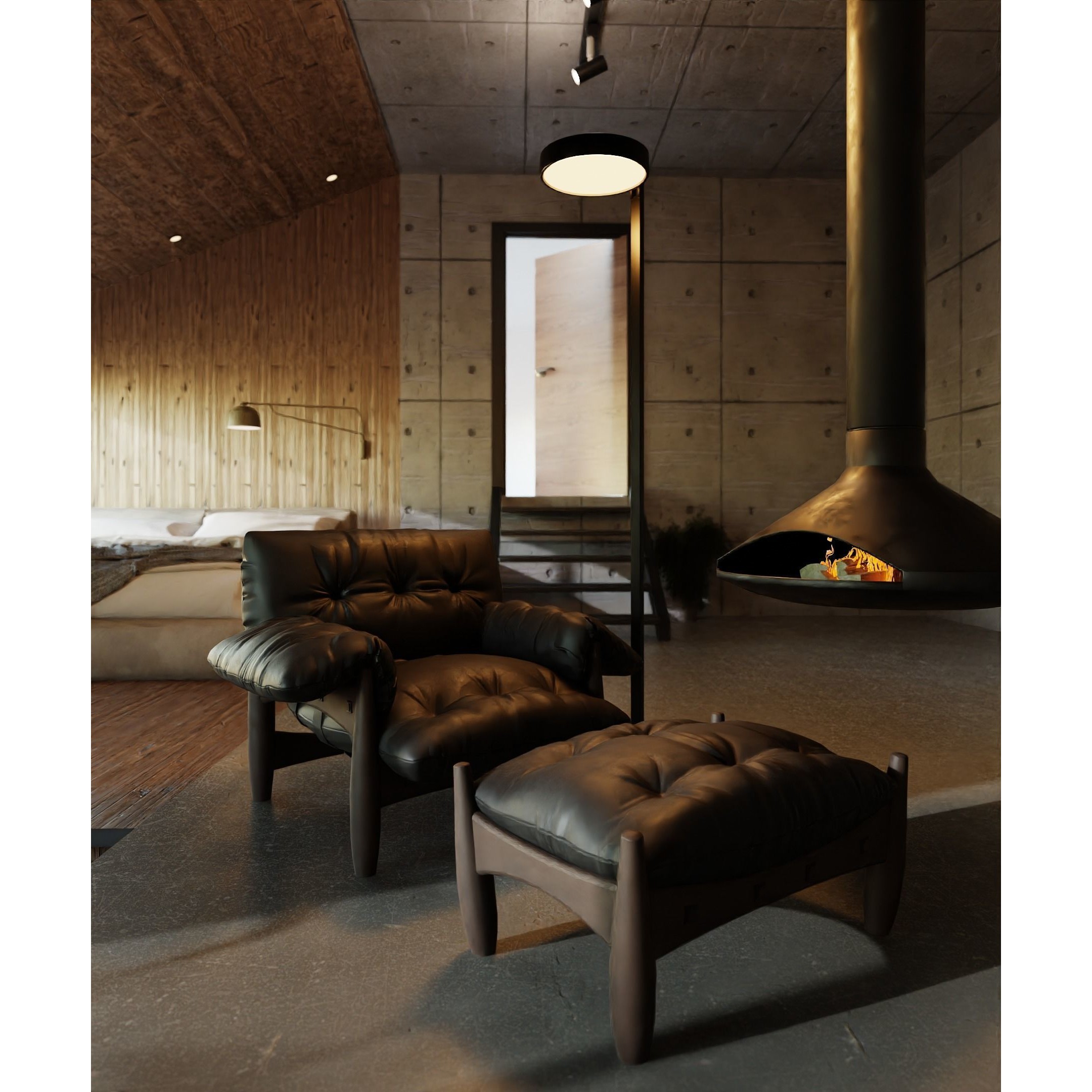 Industrial Interior Scene - Low-Poly Game-Ready 3D Model - View 5