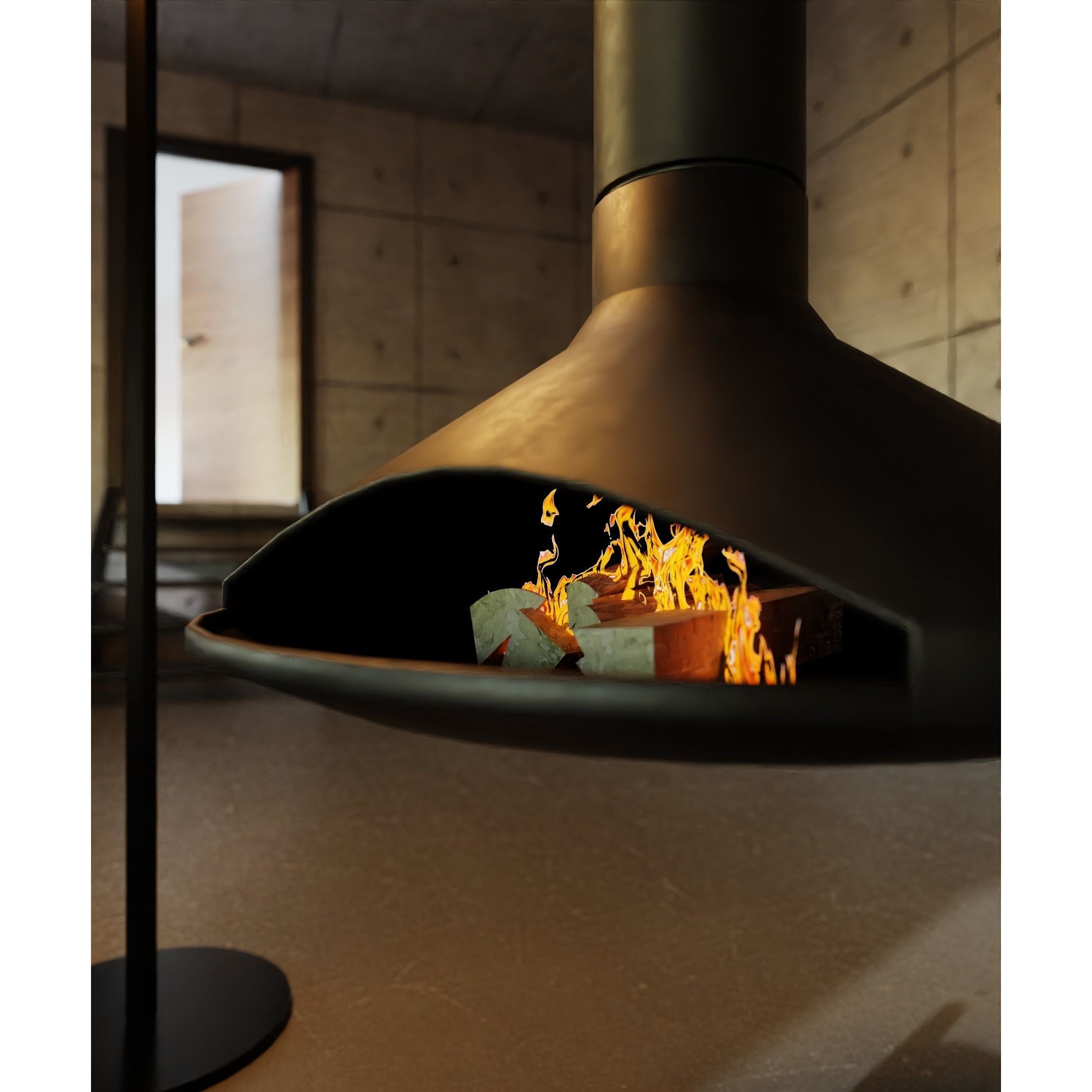 Industrial Interior Scene - Low-Poly Game-Ready 3D Model - View 6