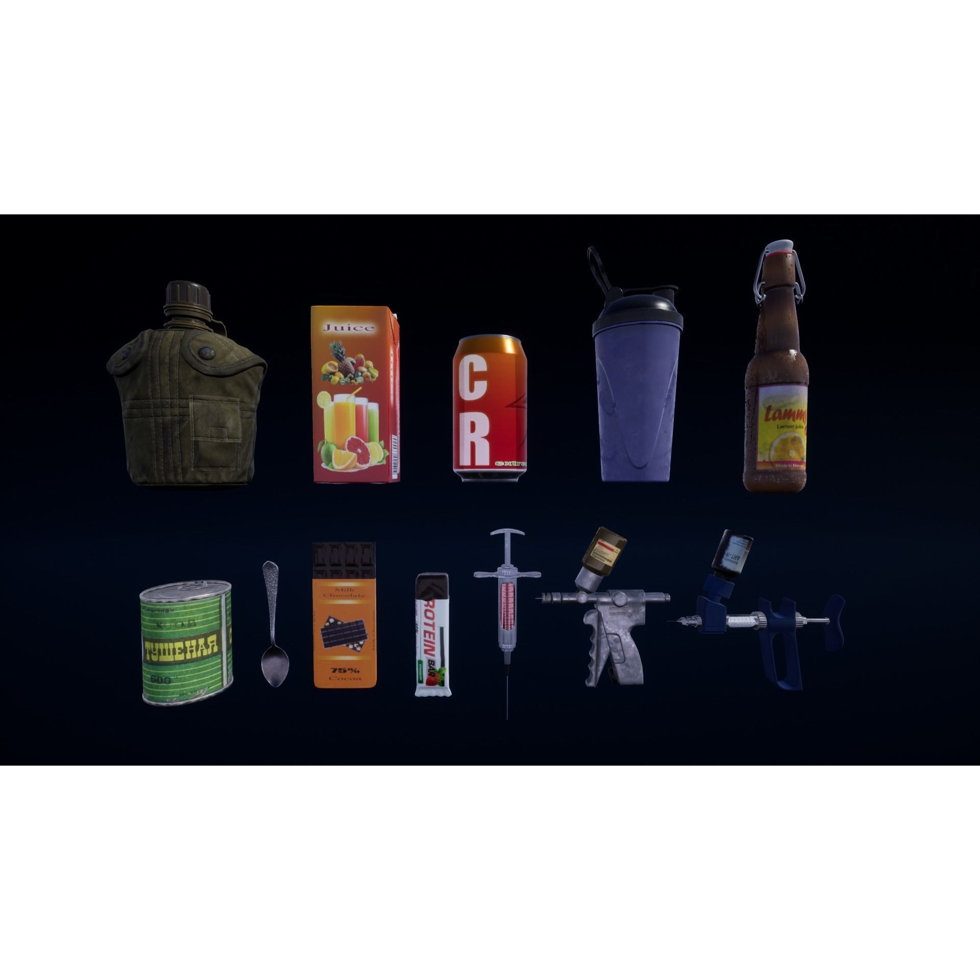 FPS Starter Pack 3D Model – Low Poly Military Character Animations, FBX - View 9