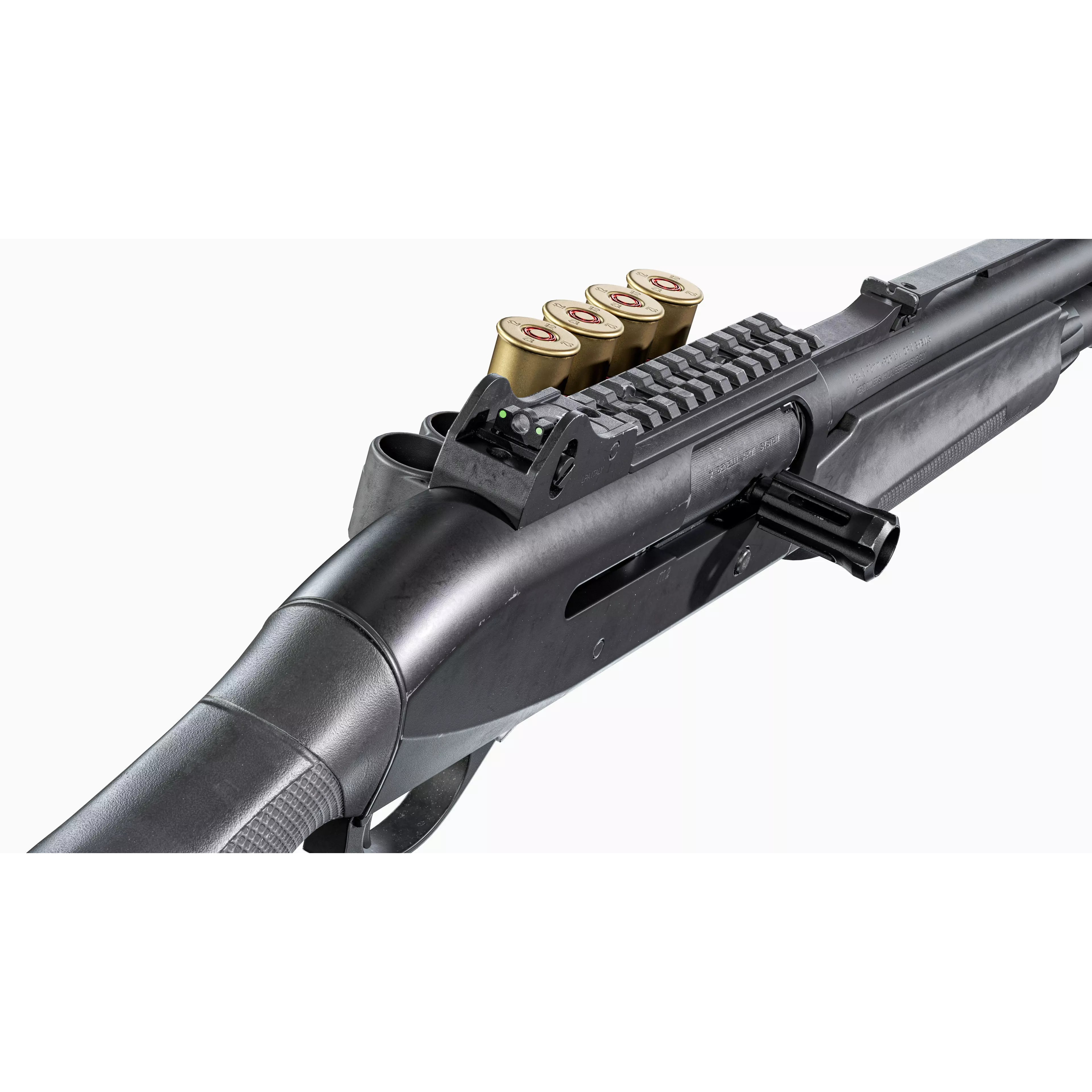 Benelli M2 Tactical Shotgun 3D Model – Low Poly Game Asset, FBX - View 12
