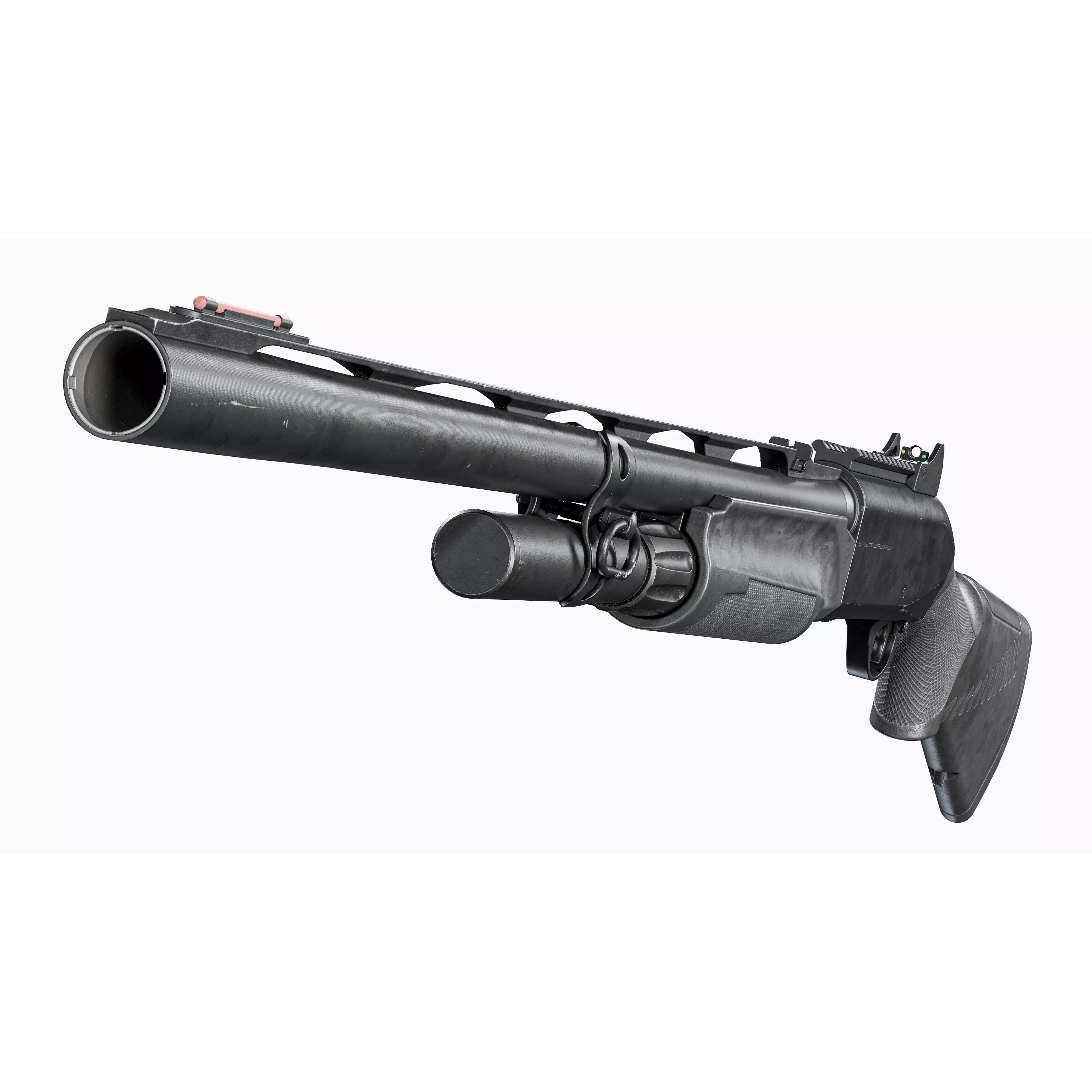 Benelli M2 Tactical Shotgun 3D Model – Low Poly Game Asset, FBX - View 13