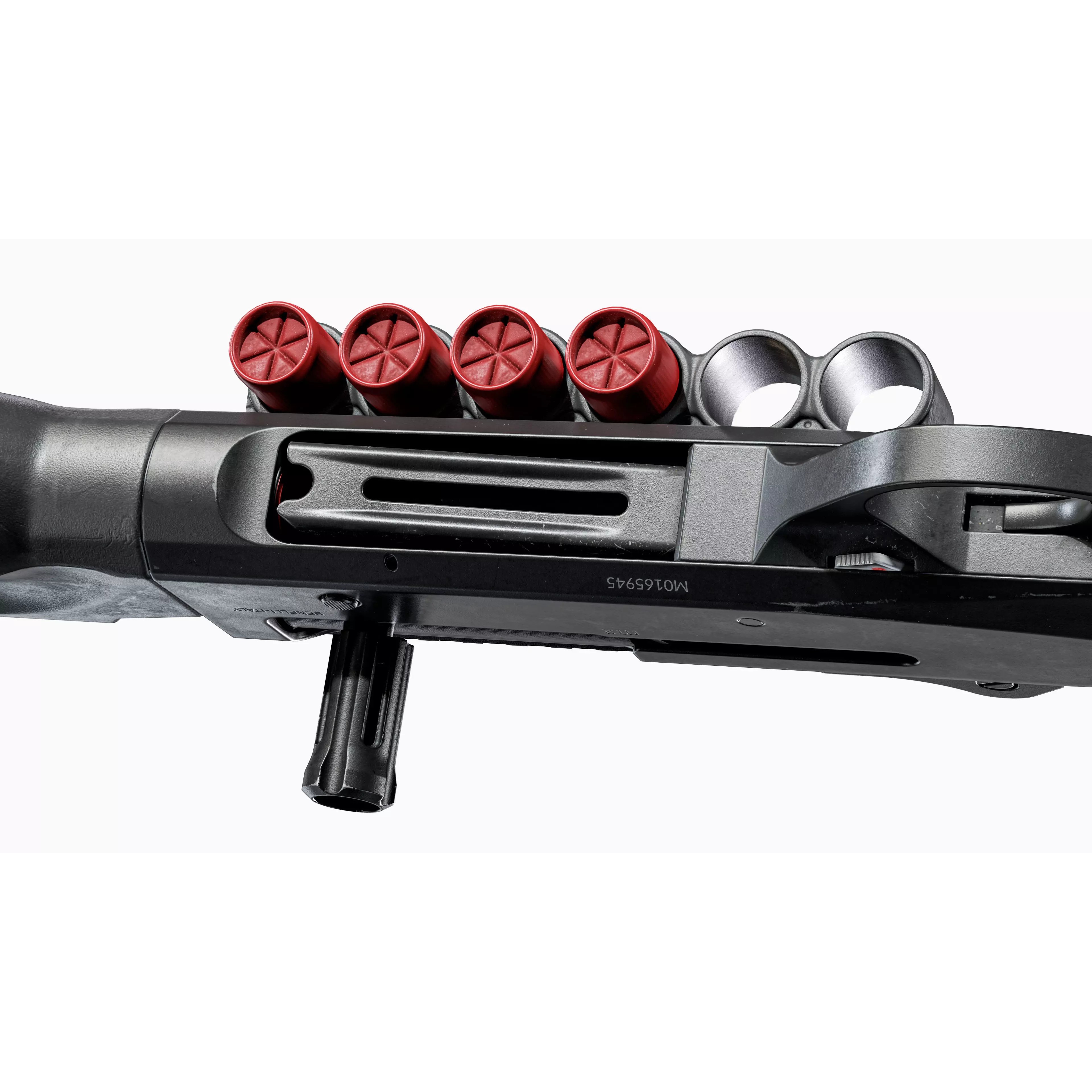 Benelli M2 Tactical Shotgun 3D Model – Low Poly Game Asset, FBX - View 17