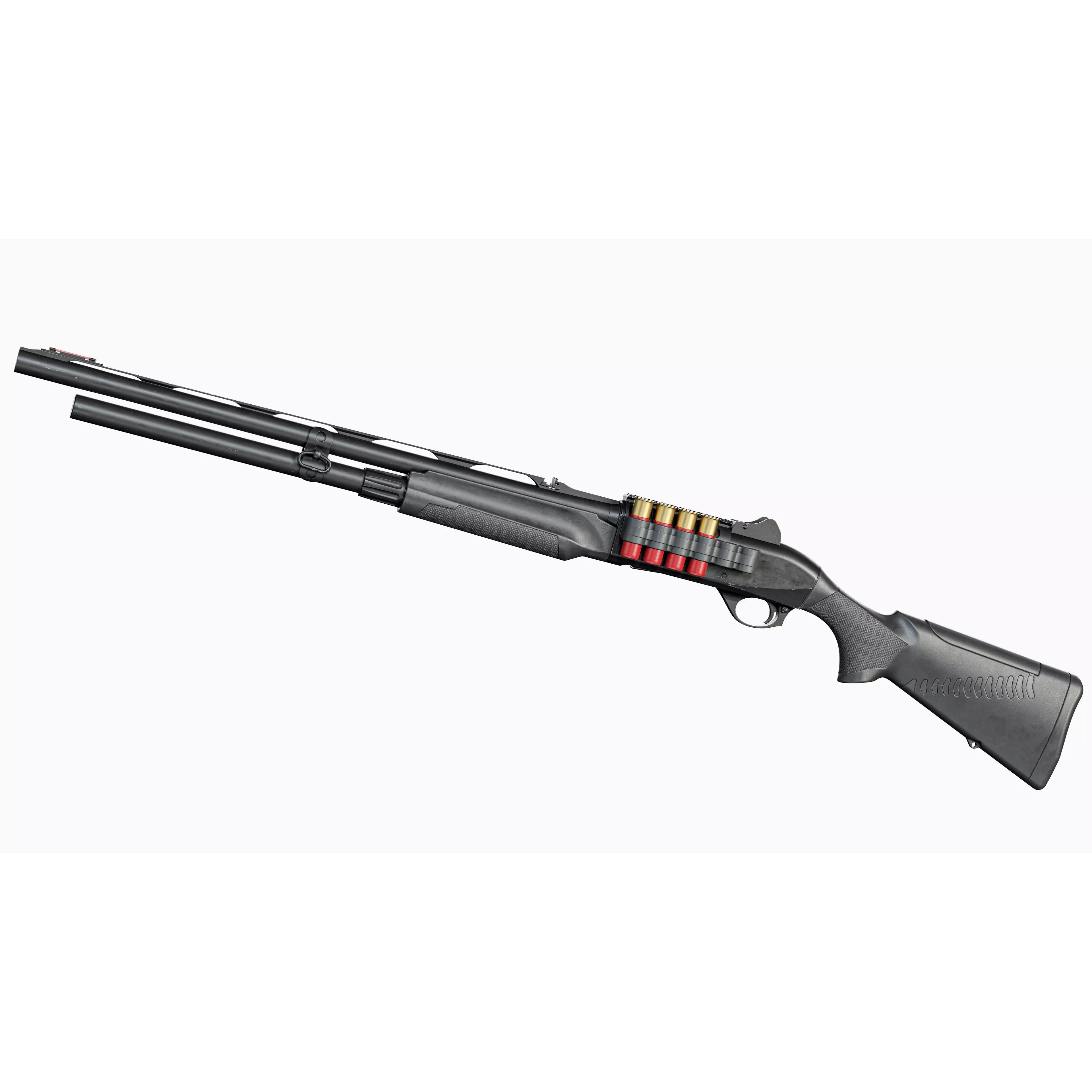 Benelli M2 Tactical Shotgun 3D Model – Low Poly Game Asset, FBX - View 5