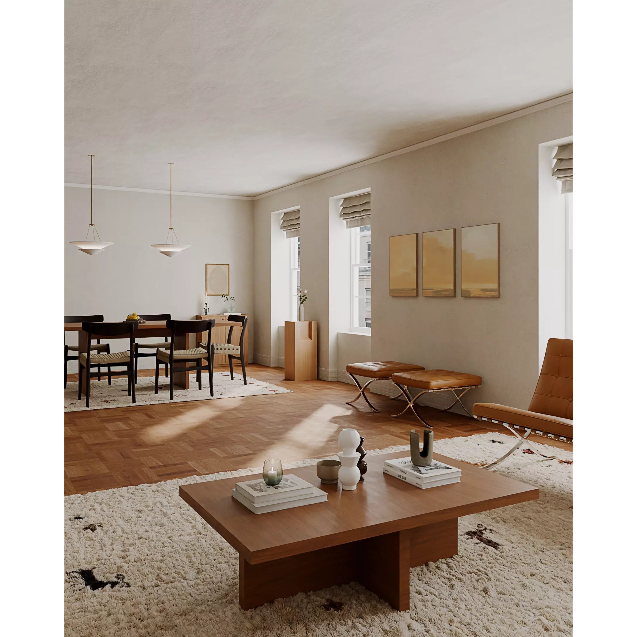 Blender Interior Scene - High-Detail 3D Model - View 2