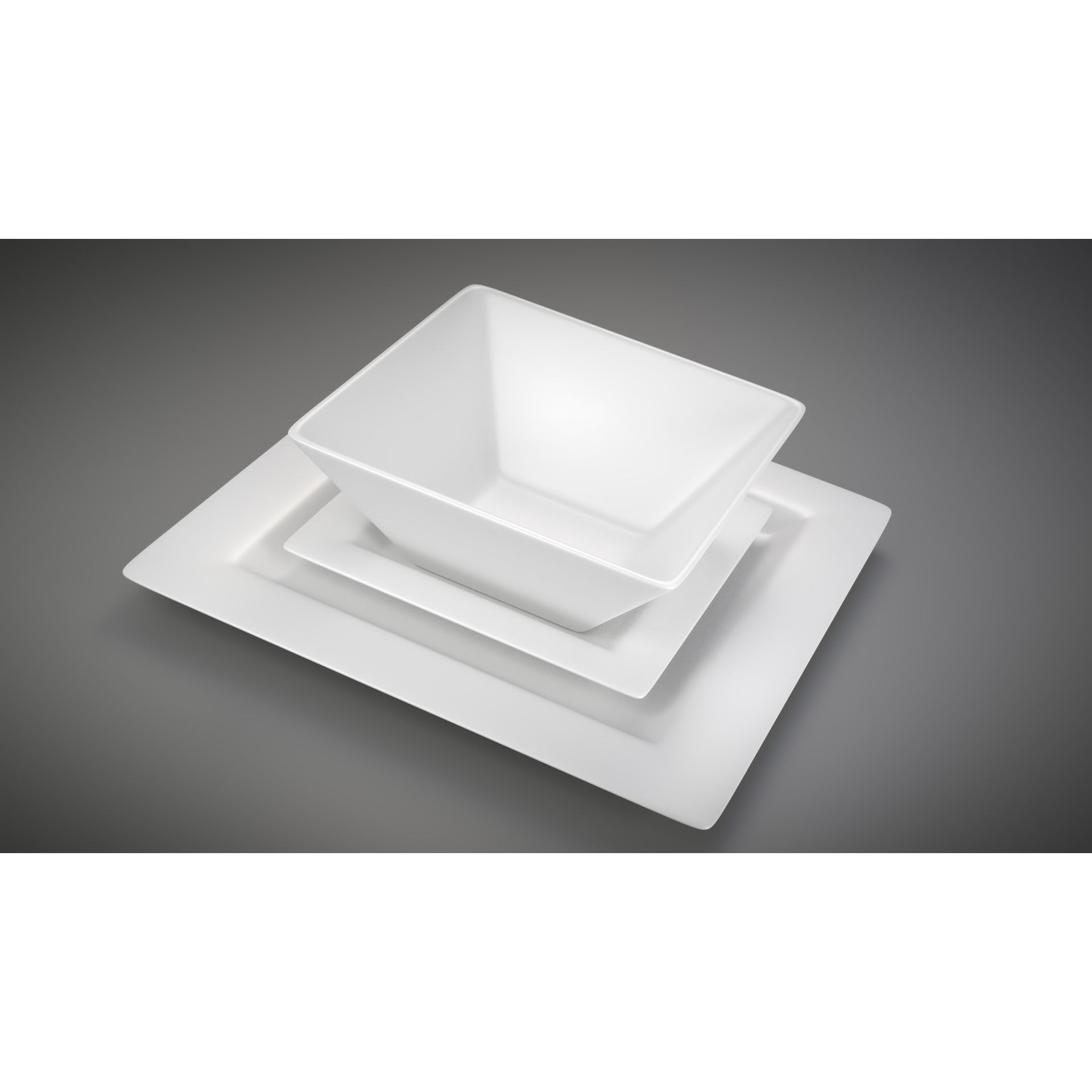 Large Tableware 3D Model – Traditional & Contemporary Set, FBX - View 12