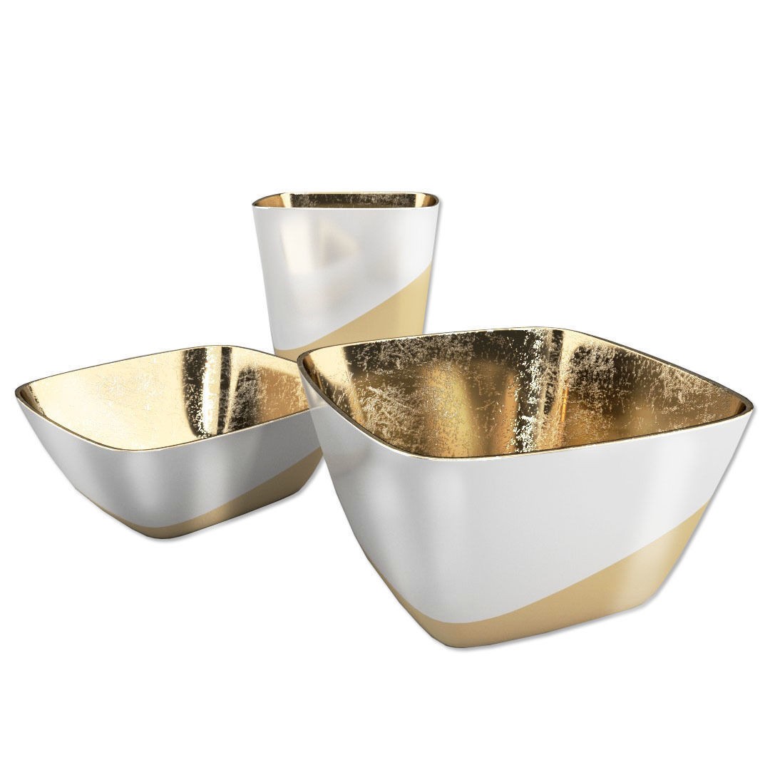 Large Tableware 3D Model – Traditional & Contemporary Set, FBX - View 29