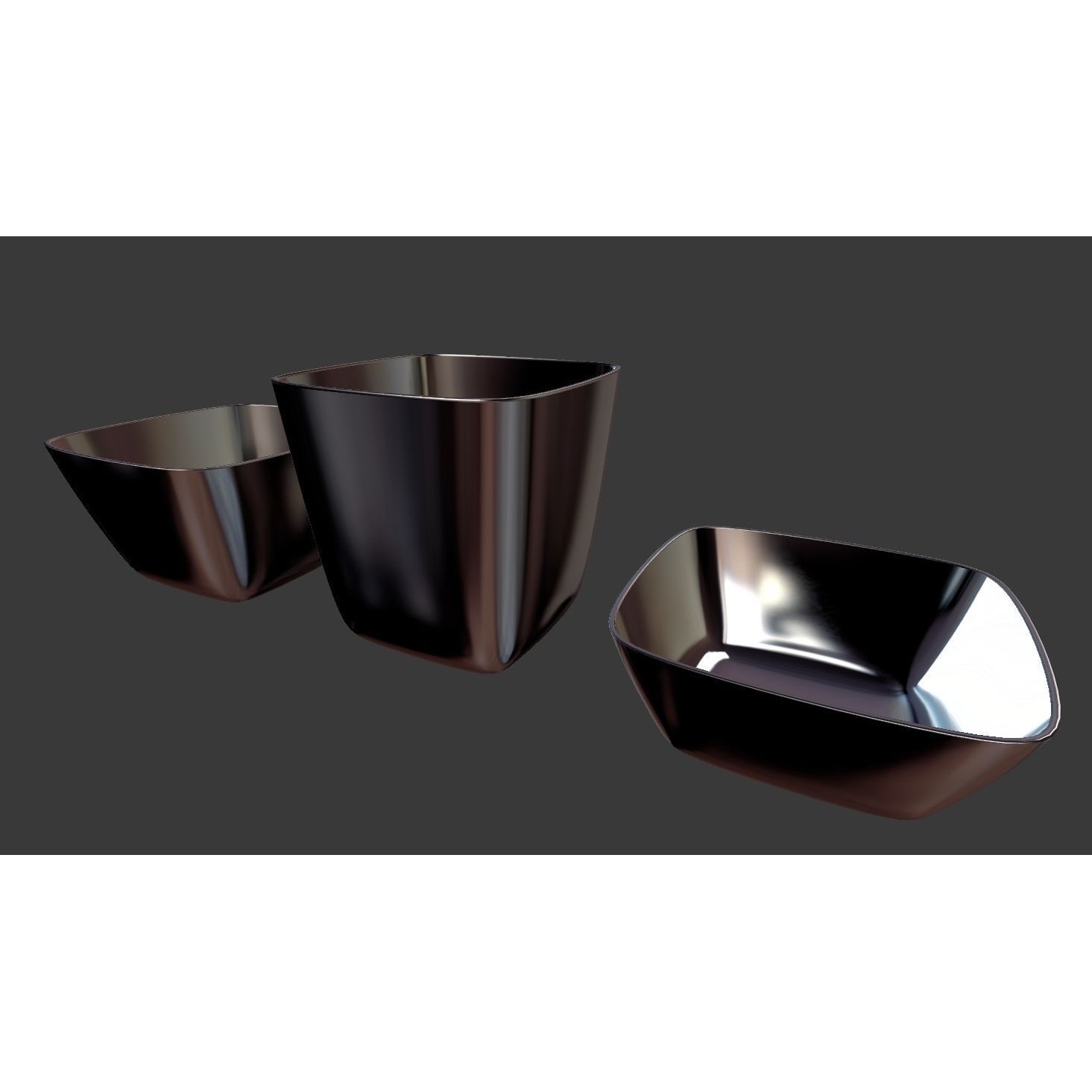 Large Tableware 3D Model – Traditional & Contemporary Set, FBX - View 45