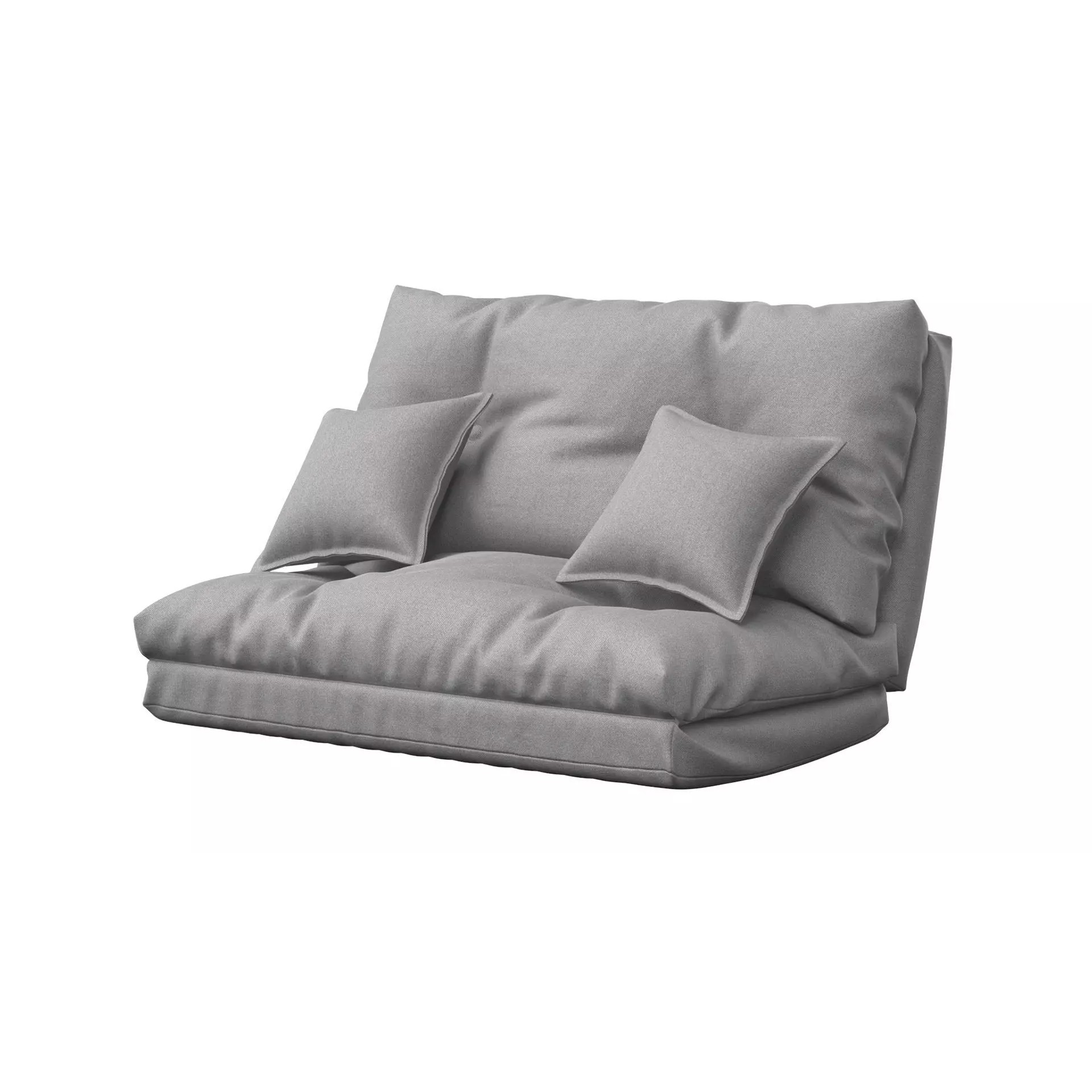 Sofa Bed 3D Model – Multifunctional Furniture Asset, FBX, OBJ - View 2