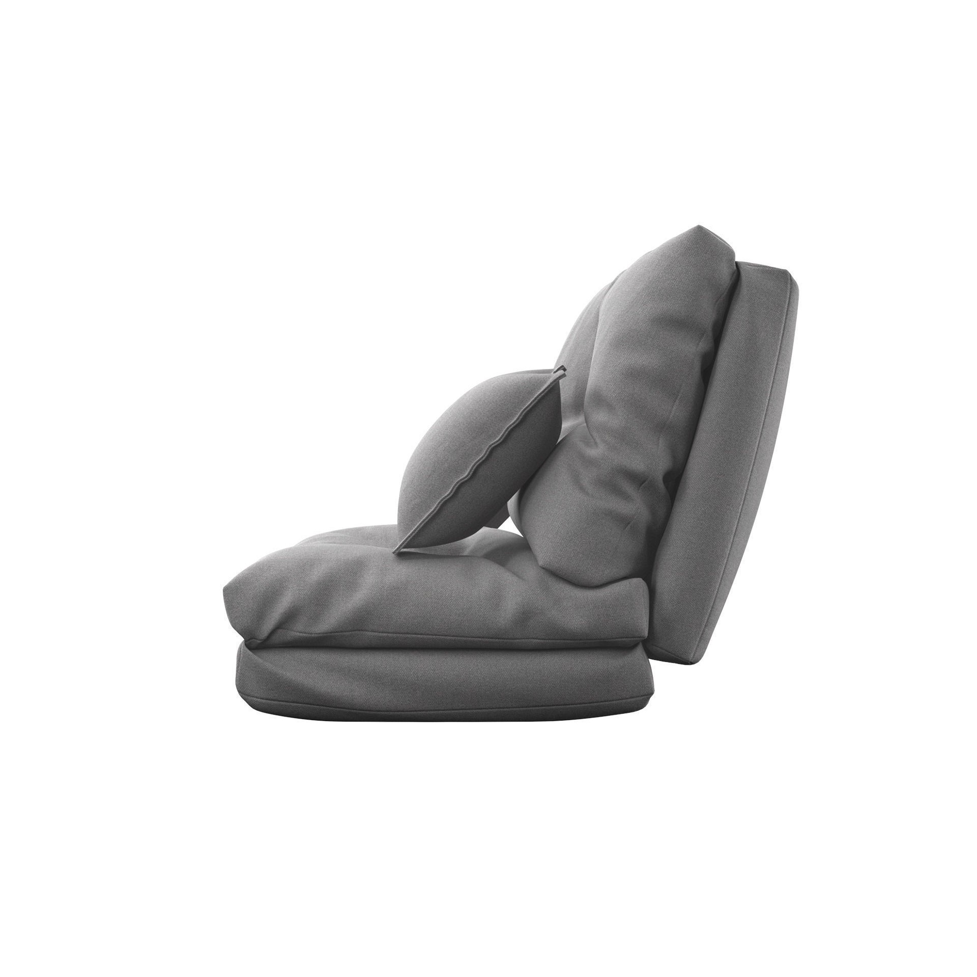 Sofa Bed 3D Model – Multifunctional Furniture Asset, FBX, OBJ - View 5