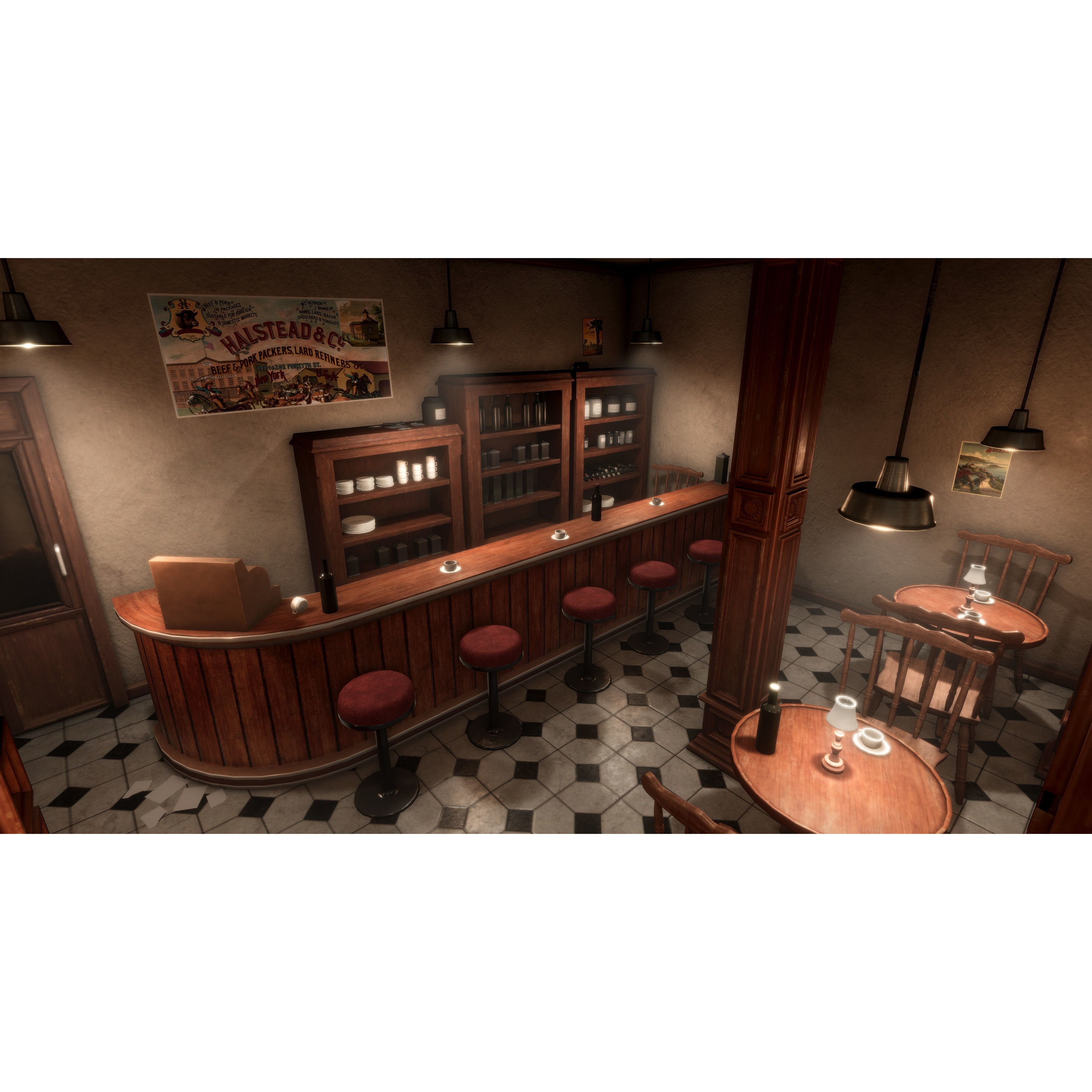 1900s Industrial Environment - Low-Poly Game-Ready 3D Model - View 15