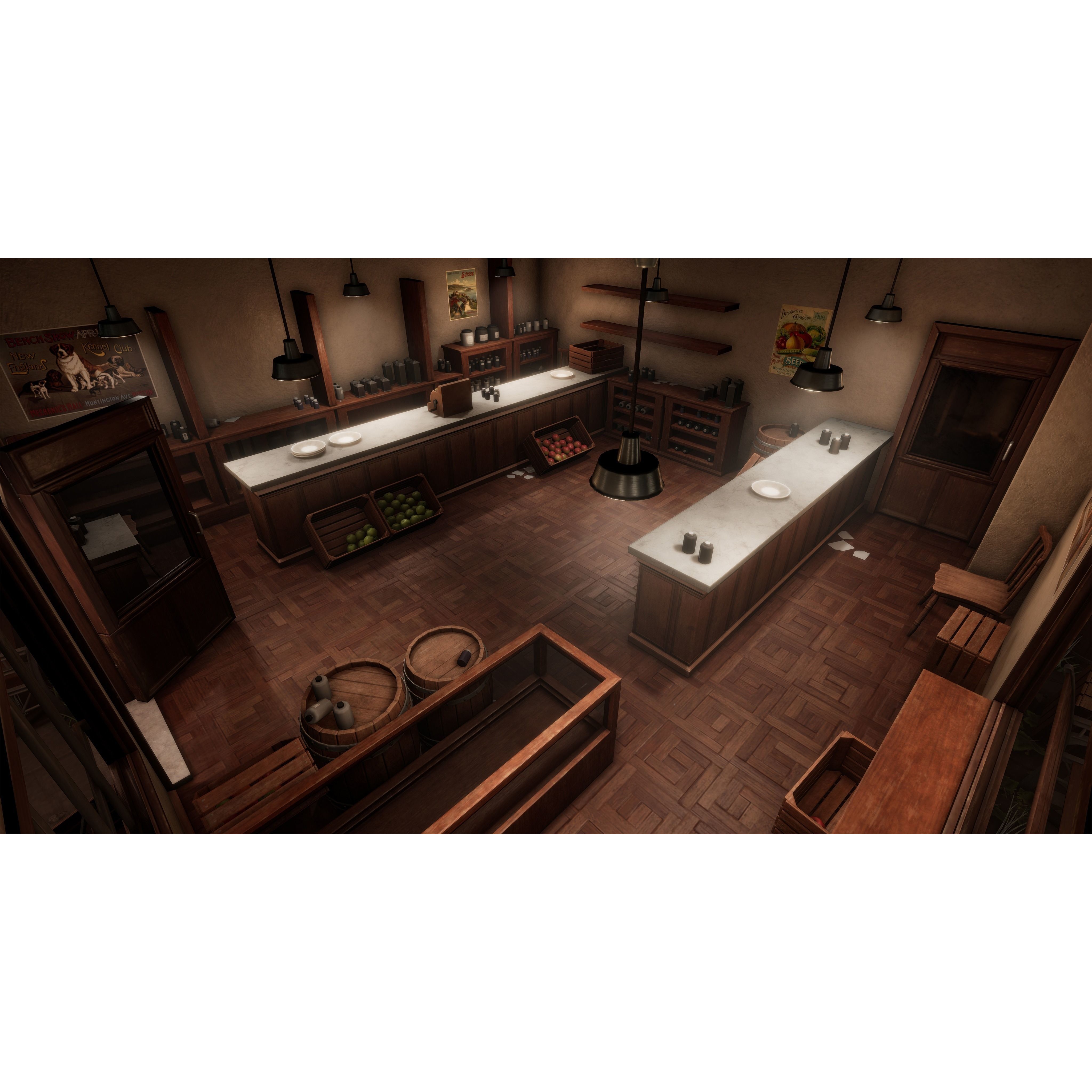 1900s Industrial Environment - Low-Poly Game-Ready 3D Model - View 16