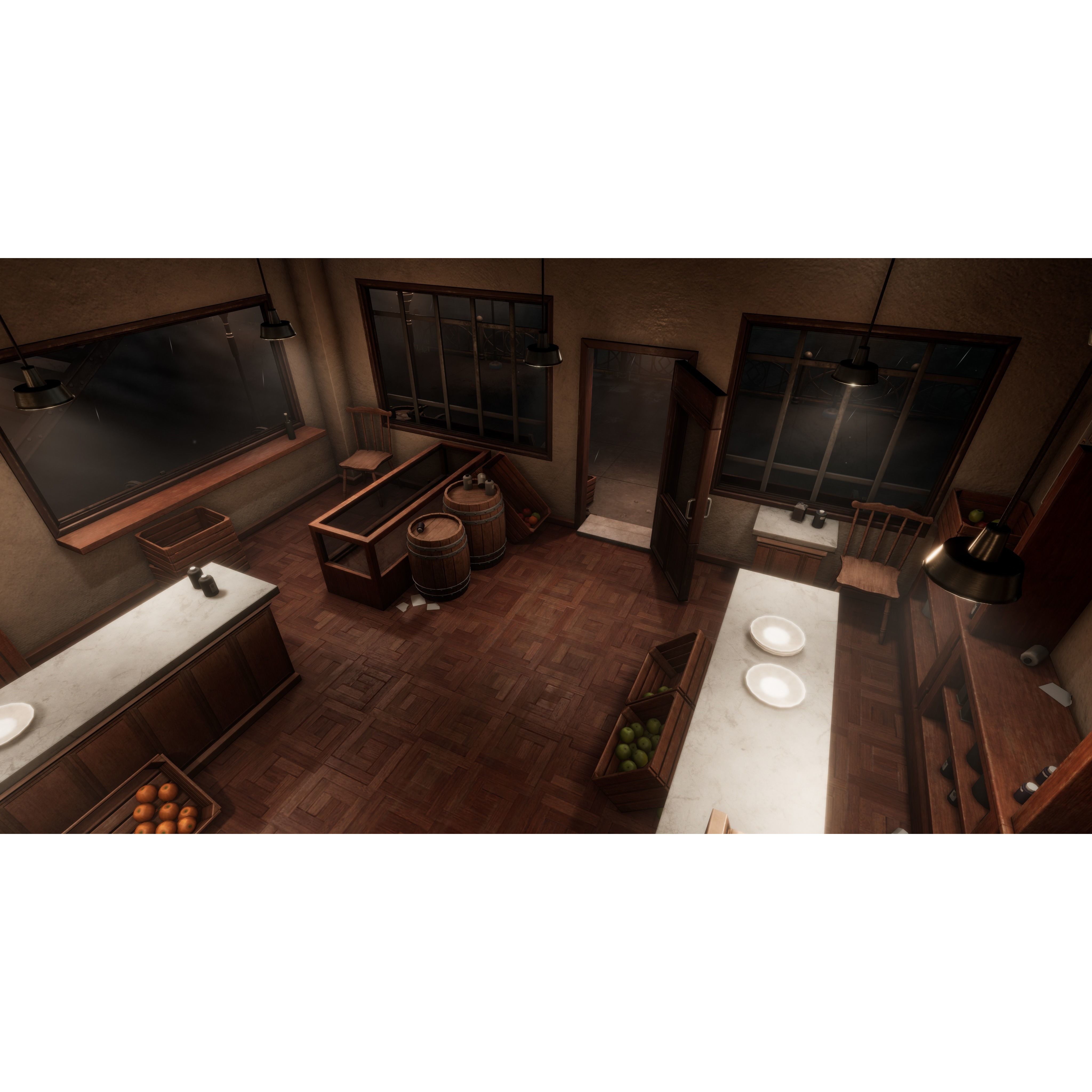 1900s Industrial Environment - Low-Poly Game-Ready 3D Model - View 5