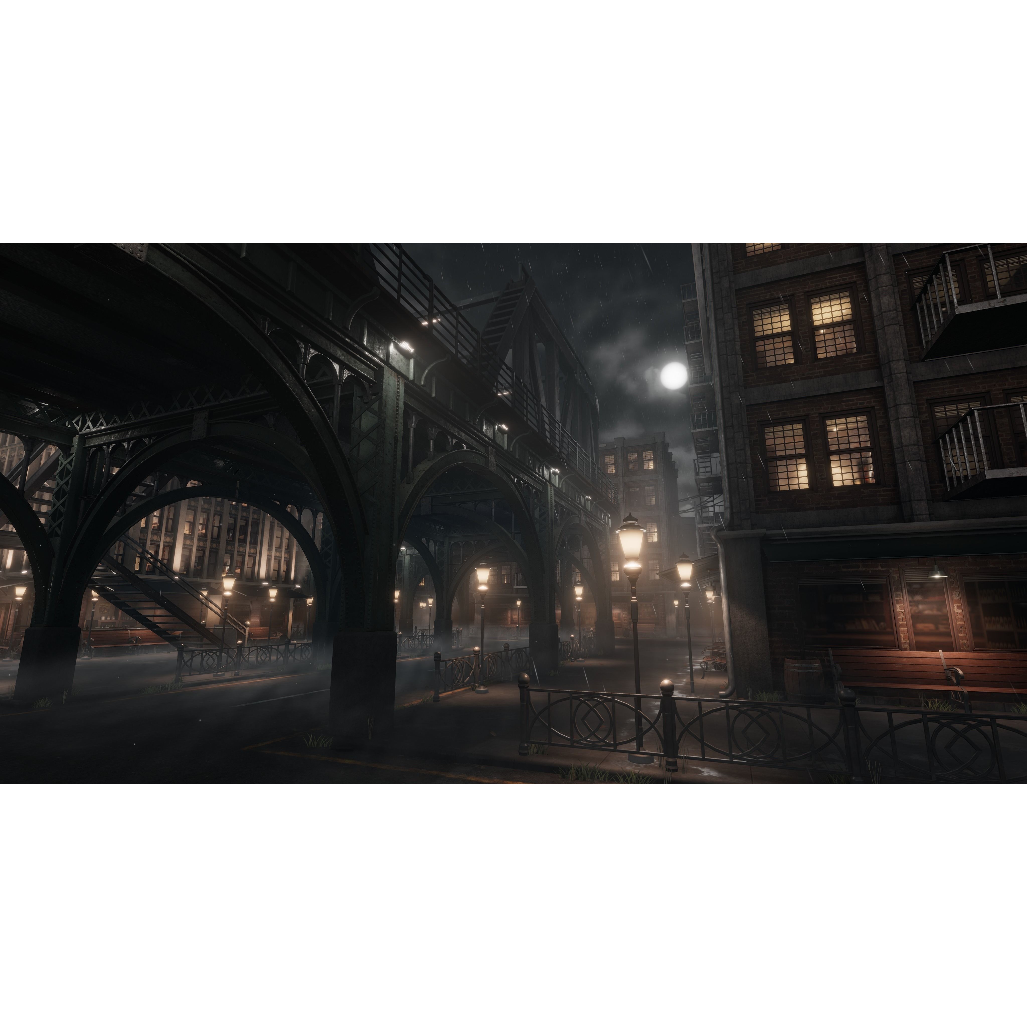 1900s Industrial Environment - Low-Poly Game-Ready 3D Model - View 6