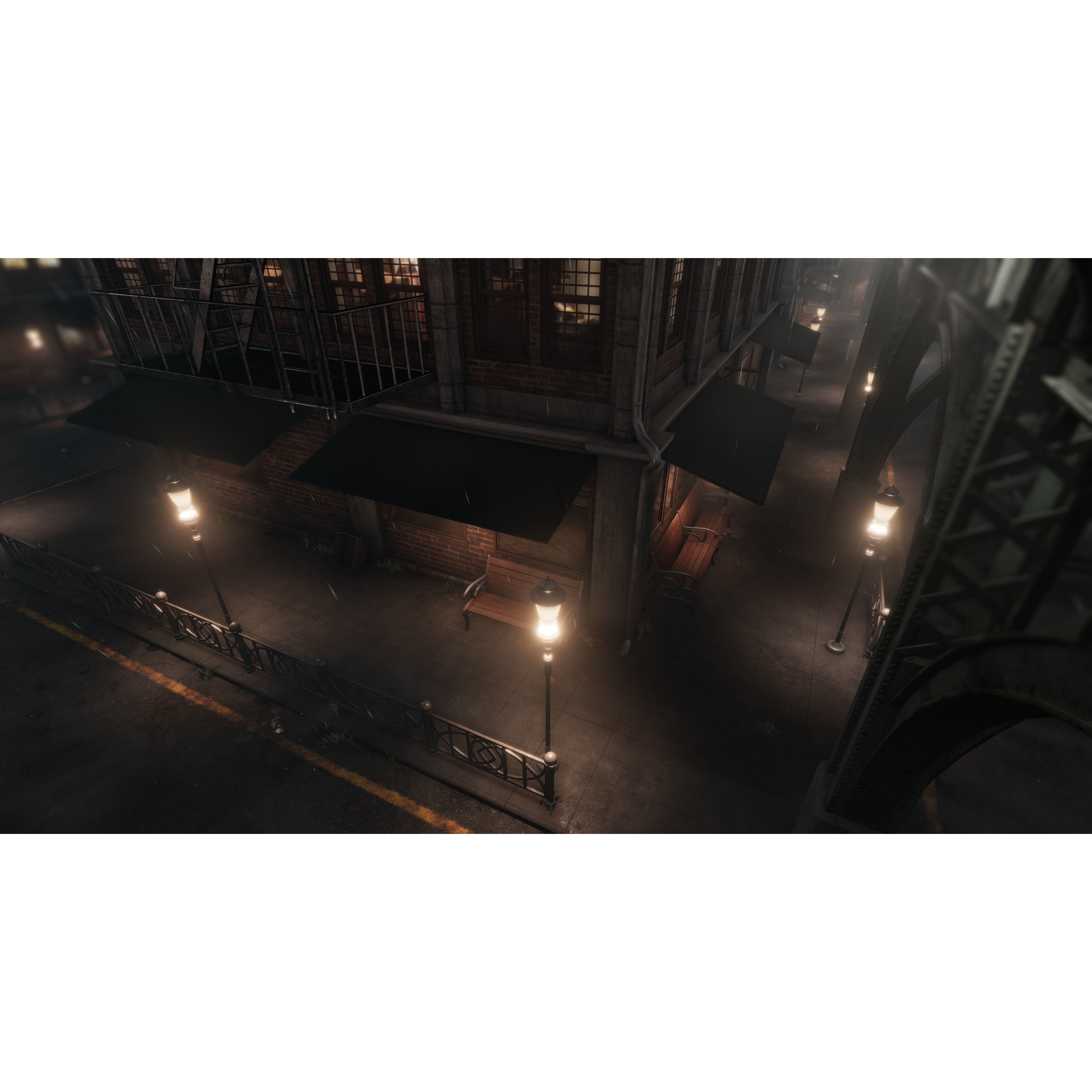 1900s Industrial Environment - Low-Poly Game-Ready 3D Model - View 9