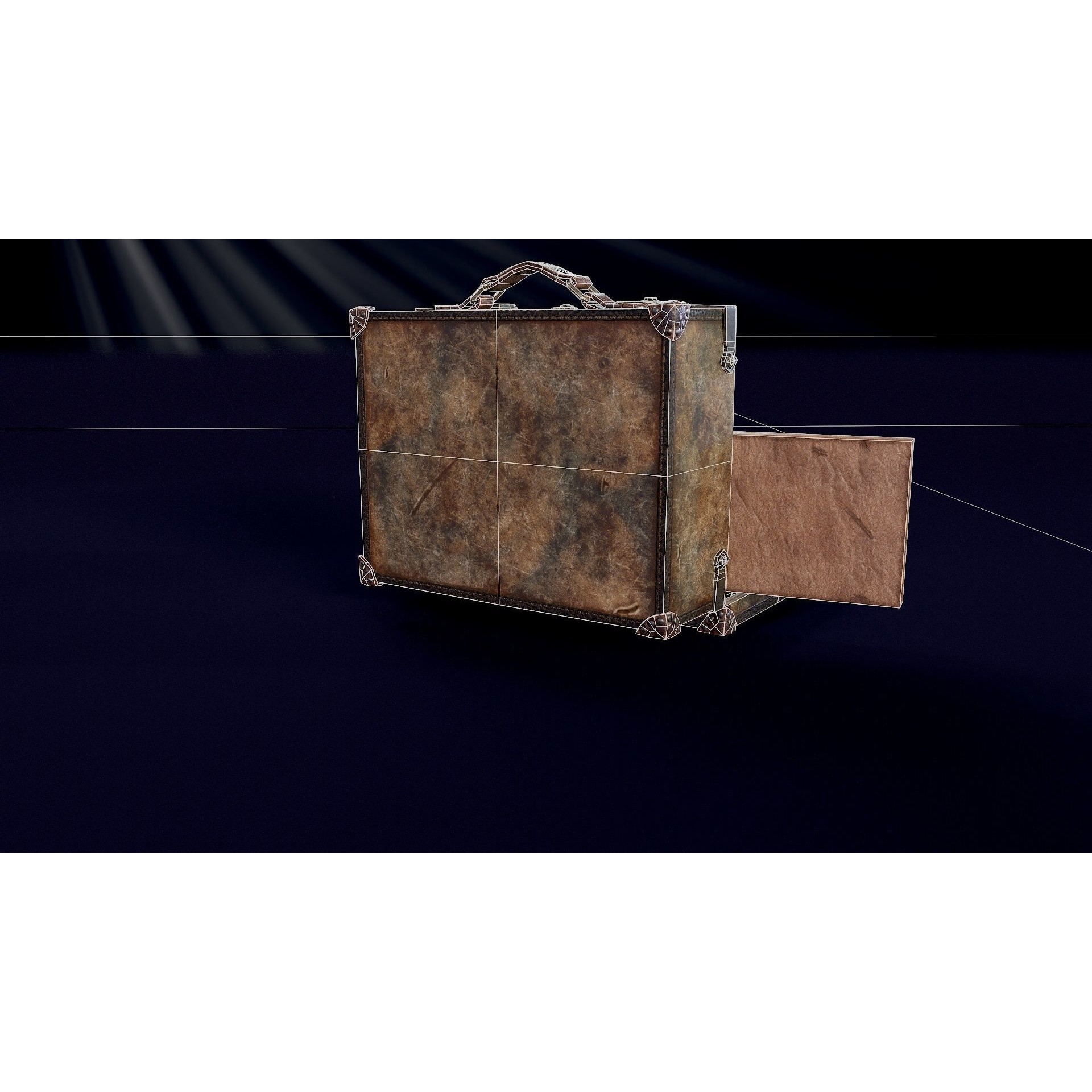 Suitcase - Low-Poly Game-Ready 3D Model - View 13