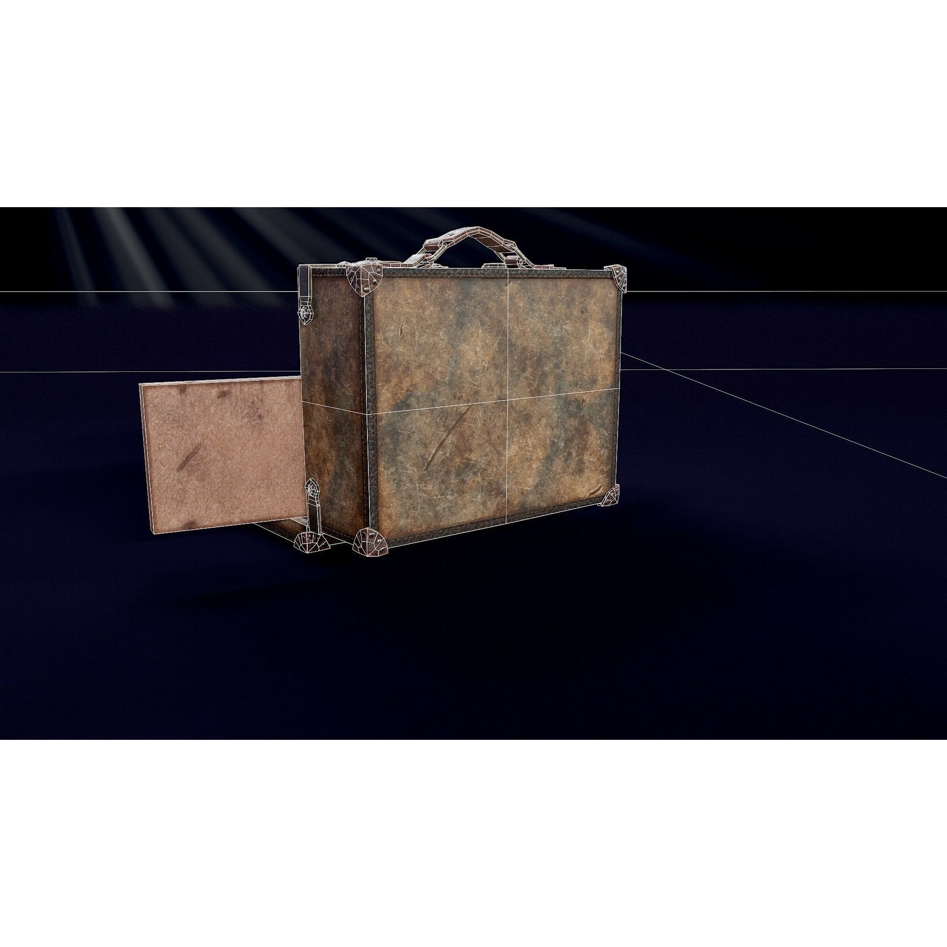 Suitcase - Low-Poly Game-Ready 3D Model - View 15