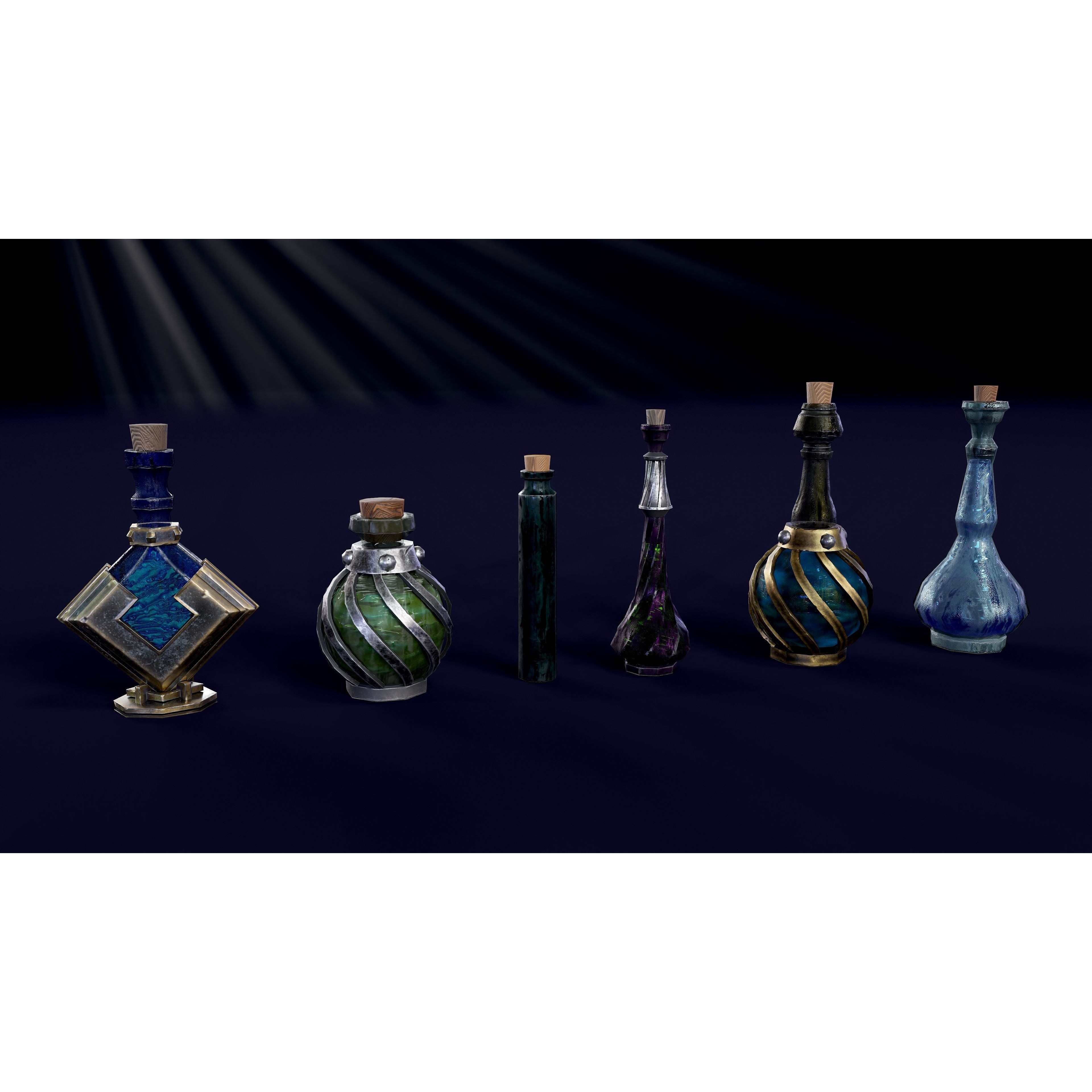 Suitcase - Low-Poly Game-Ready 3D Model - View 8