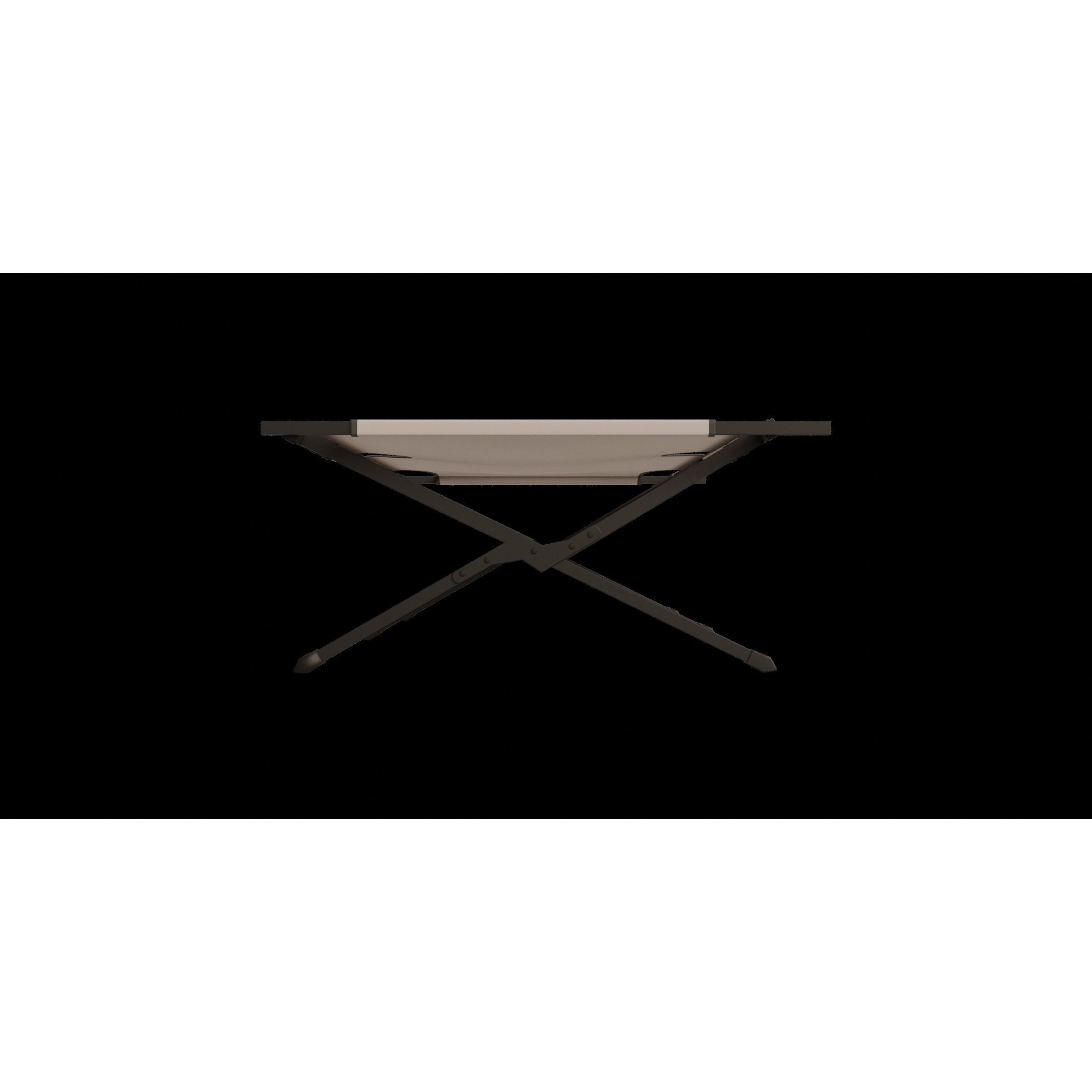 Folding Camping Cot 3D Model – Low Poly Outdoor Furniture, Blender - View 7