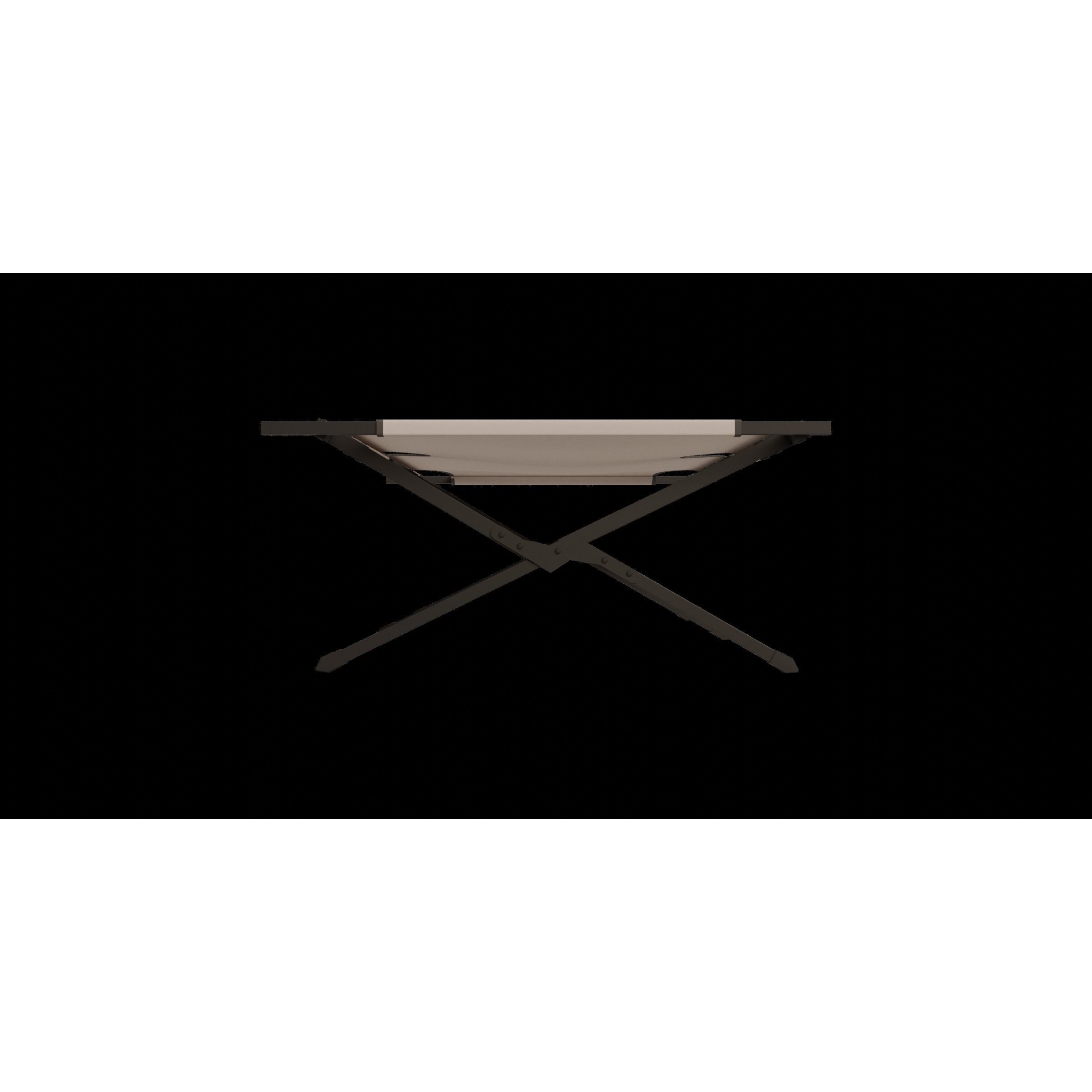 Folding Camping Cot 3D Model – Low Poly Outdoor Furniture, Blender - View 9