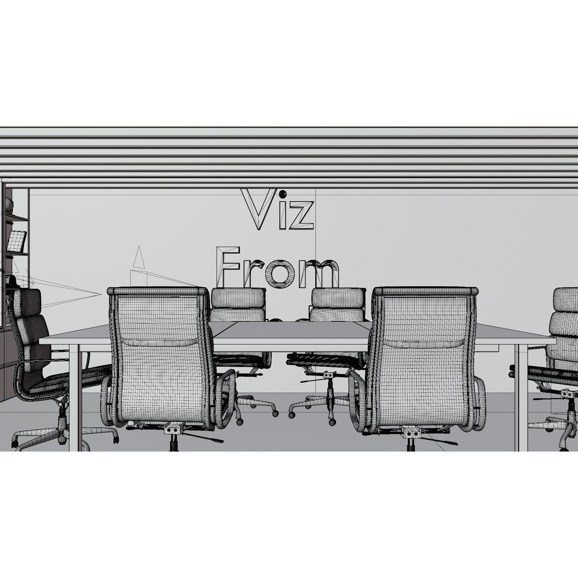 Photorealistic Office 3D Model – High Poly Interior Scene, Blender - View 10
