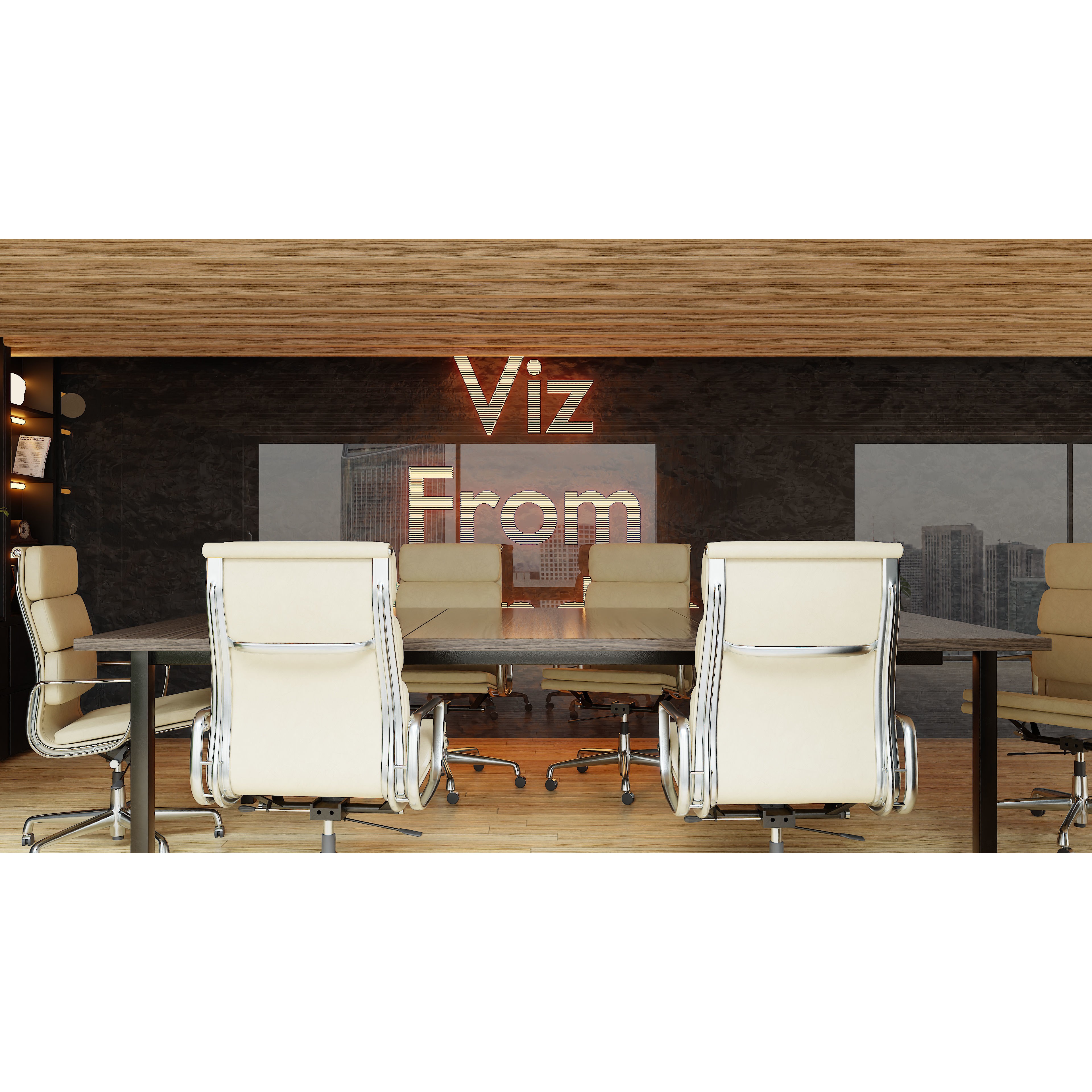 Photorealistic Office 3D Model – High Poly Interior Scene, Blender - View 4