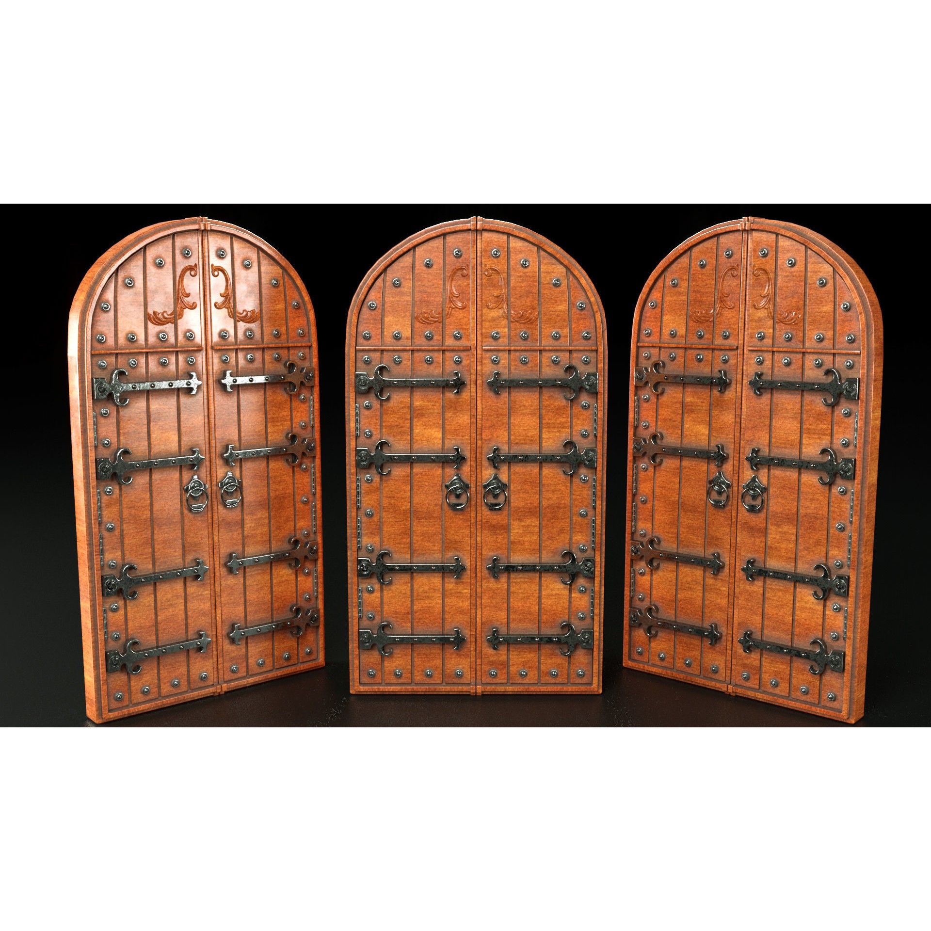 Medieval Furniture 3D Model – PBR Textured Game Asset, FBX, OBJ - View 17