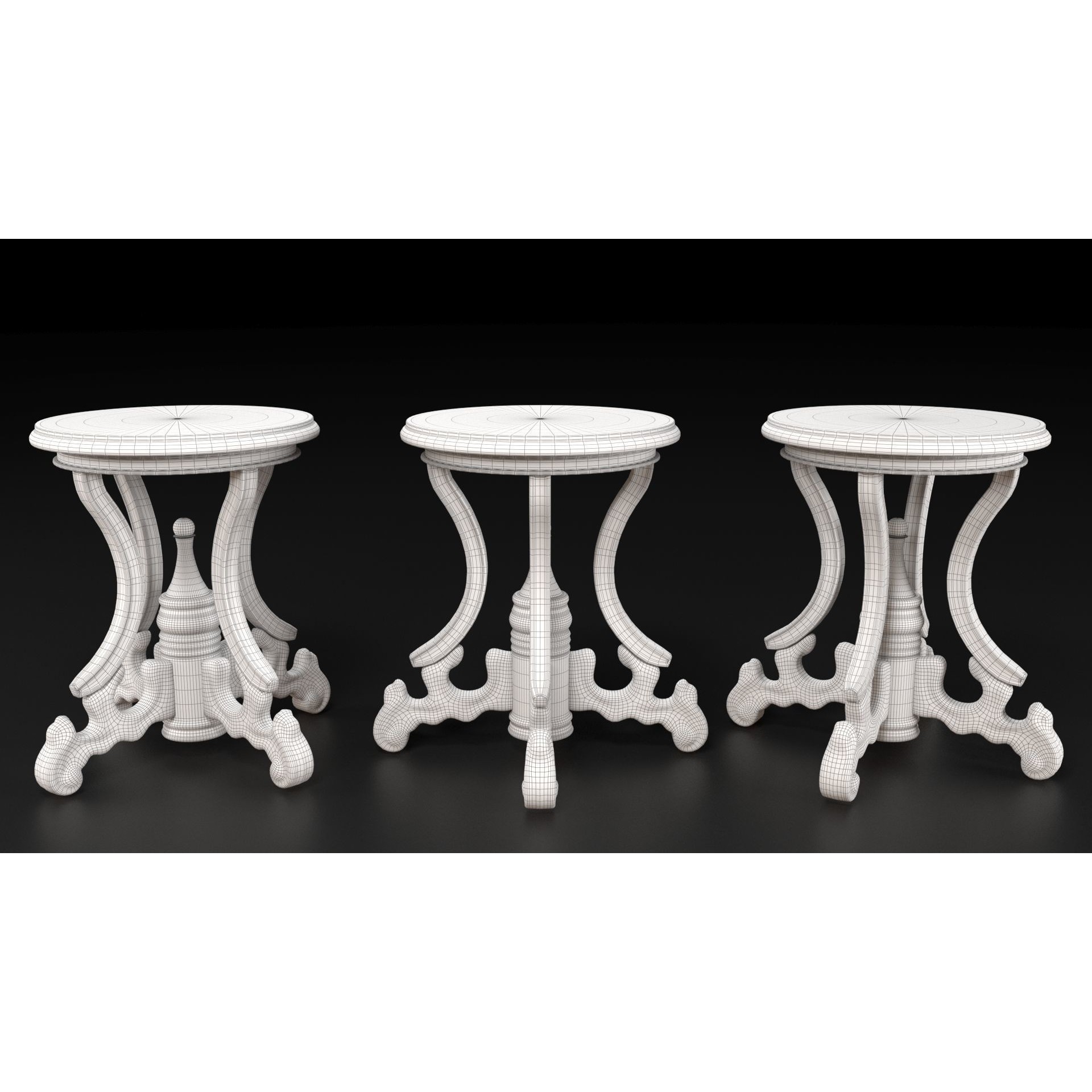 Medieval Furniture 3D Model – PBR Textured Game Asset, FBX, OBJ - View 24