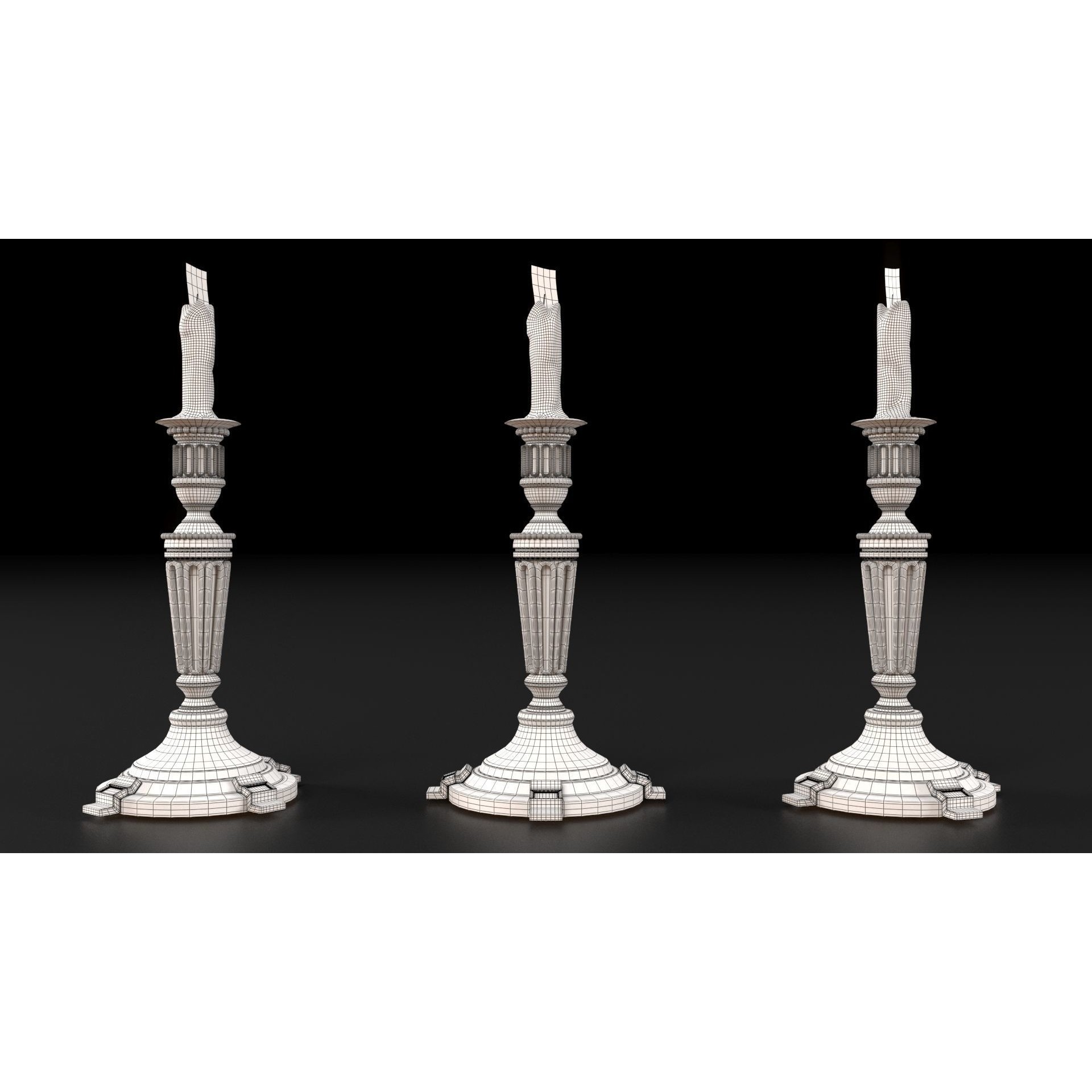 Medieval Furniture 3D Model – PBR Textured Game Asset, FBX, OBJ - View 26