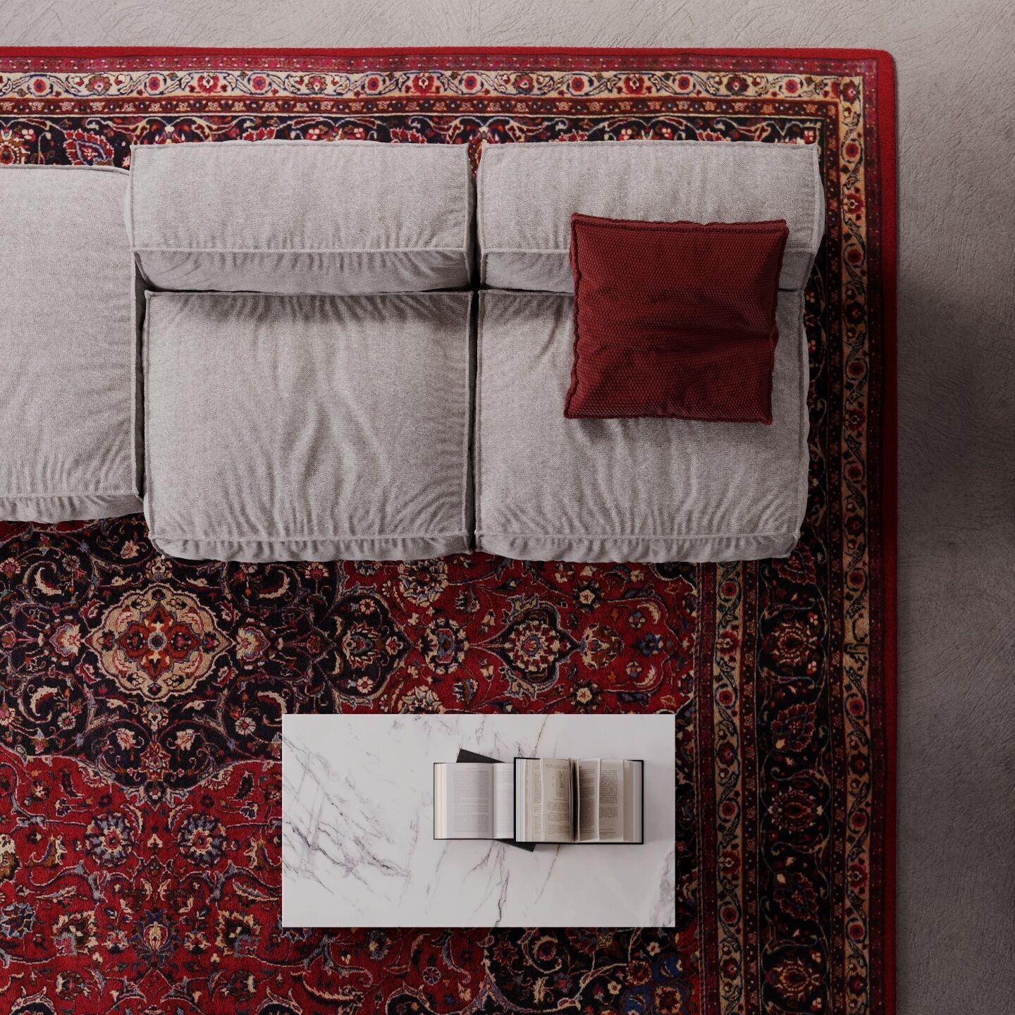 Virtual Location 004 - Cinema 4D Corona Scene 3D Model - View 3