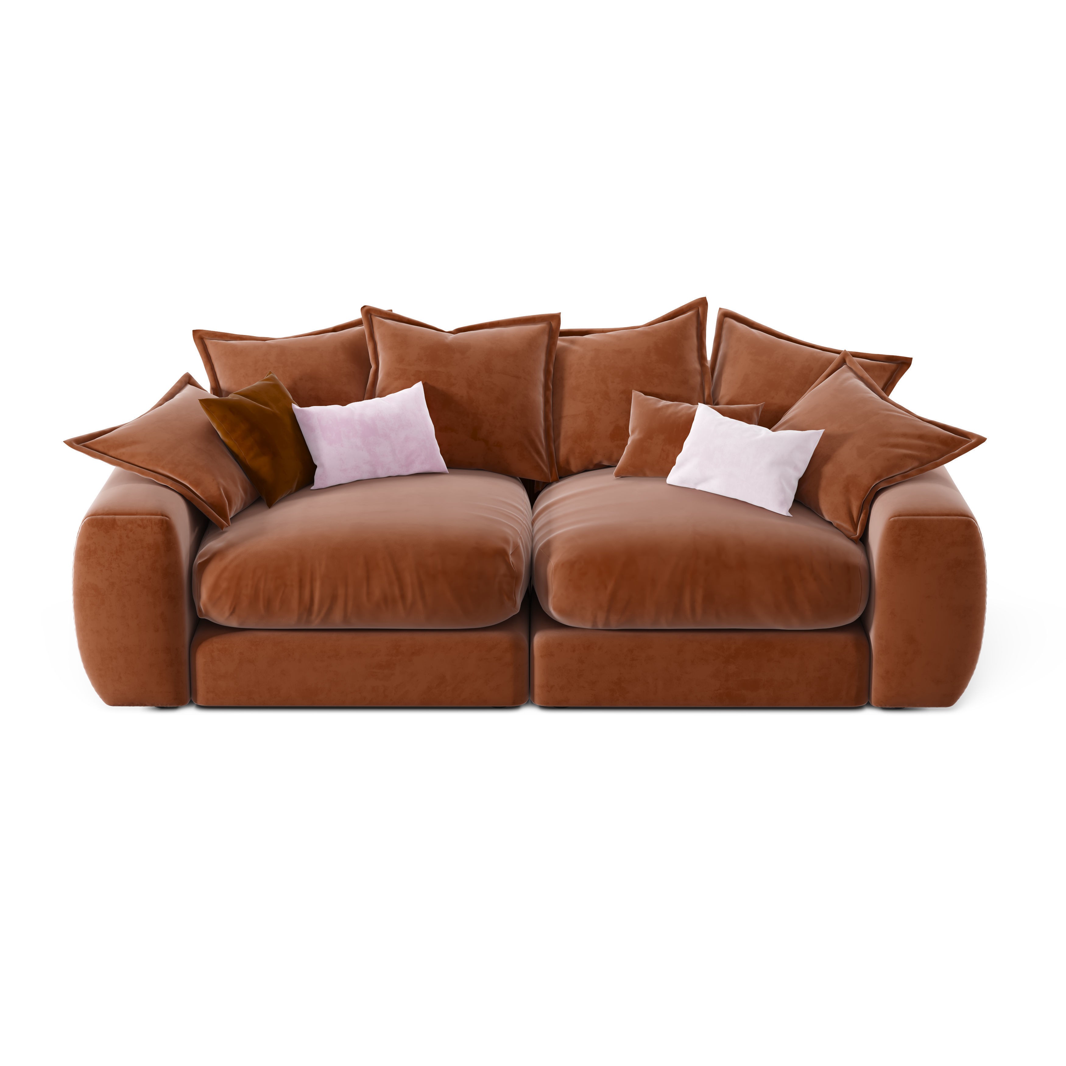 Wodge1 Sofa 3D Model – Modern Furniture with PBR Textures, FBX - View 11