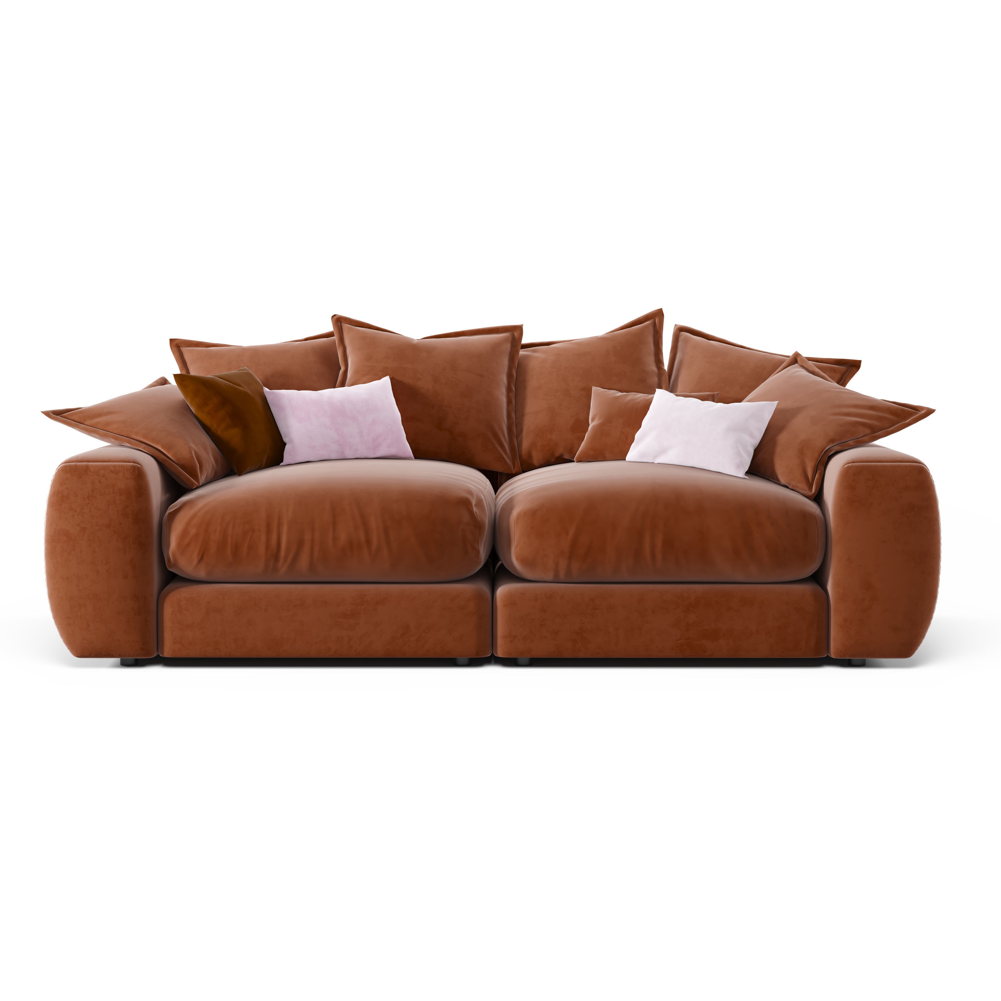 Wodge1 Sofa 3D Model – Modern Furniture with PBR Textures, FBX - View 4