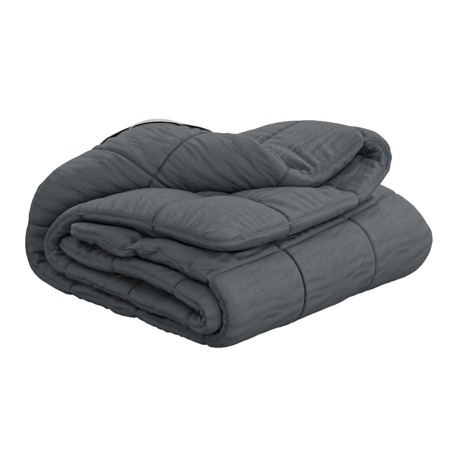 Rolled-Up Duvet 3D Model – High Poly PBR Asset, FBX, OBJ - View 6