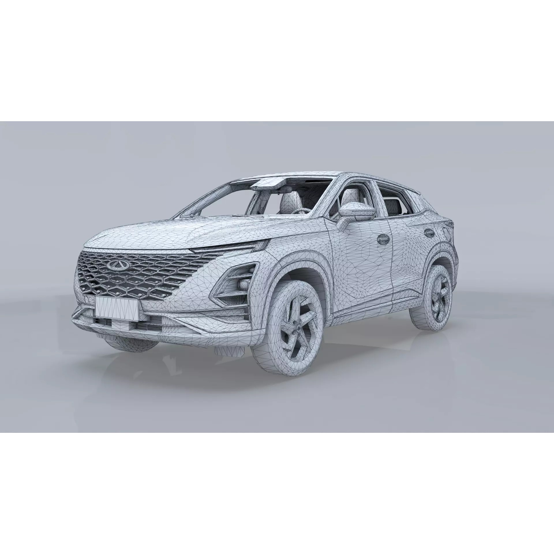 2023 CHERY OMODA 5 - Low-Poly Game-Ready 3D Model - View 11