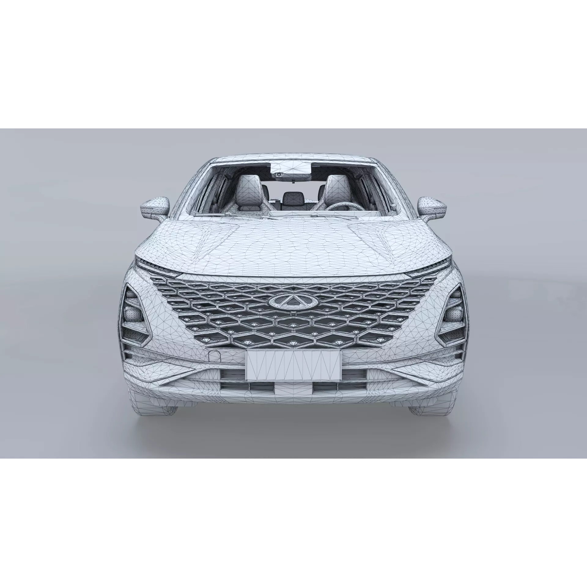 2023 CHERY OMODA 5 - Low-Poly Game-Ready 3D Model - View 13