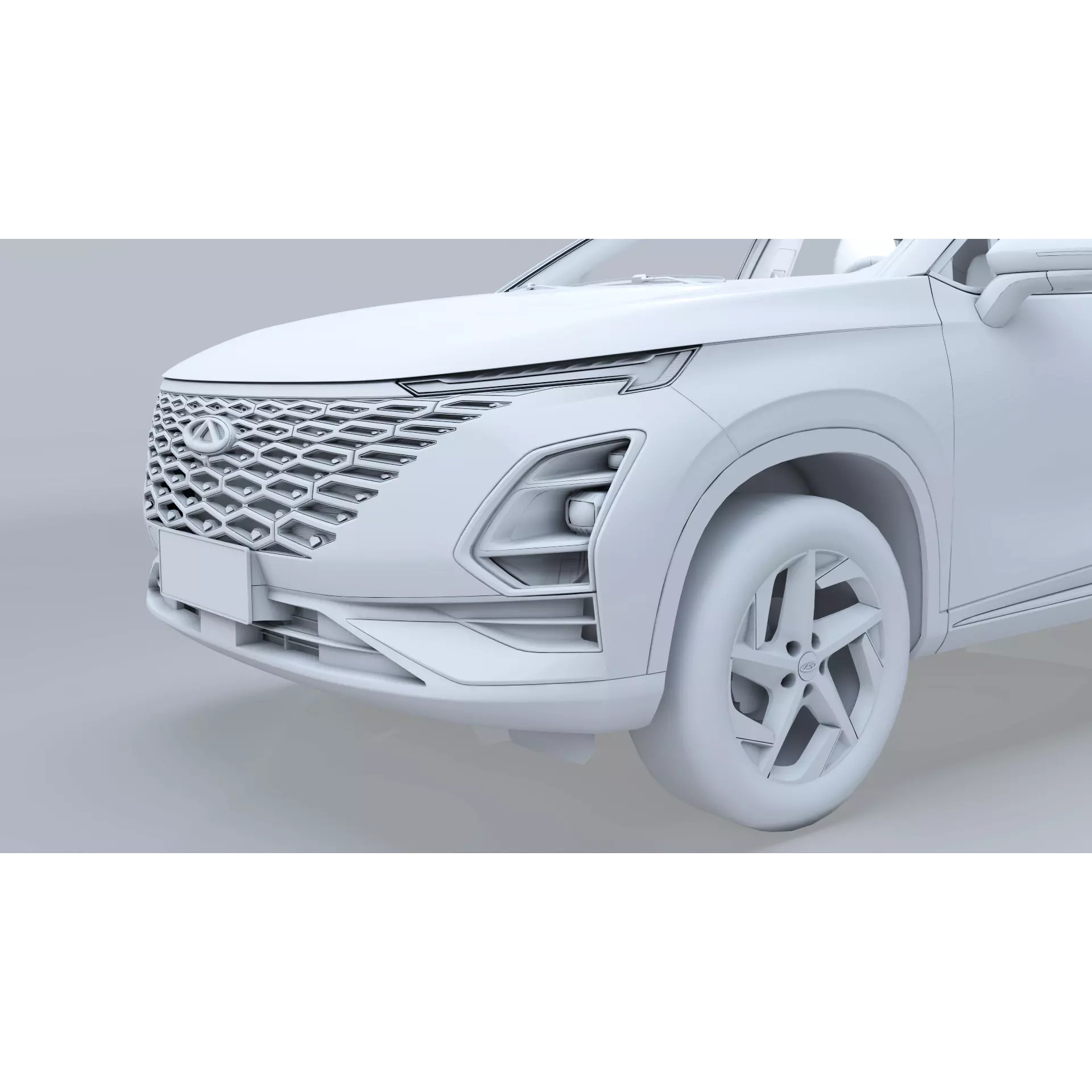2023 CHERY OMODA 5 - Low-Poly Game-Ready 3D Model - View 14