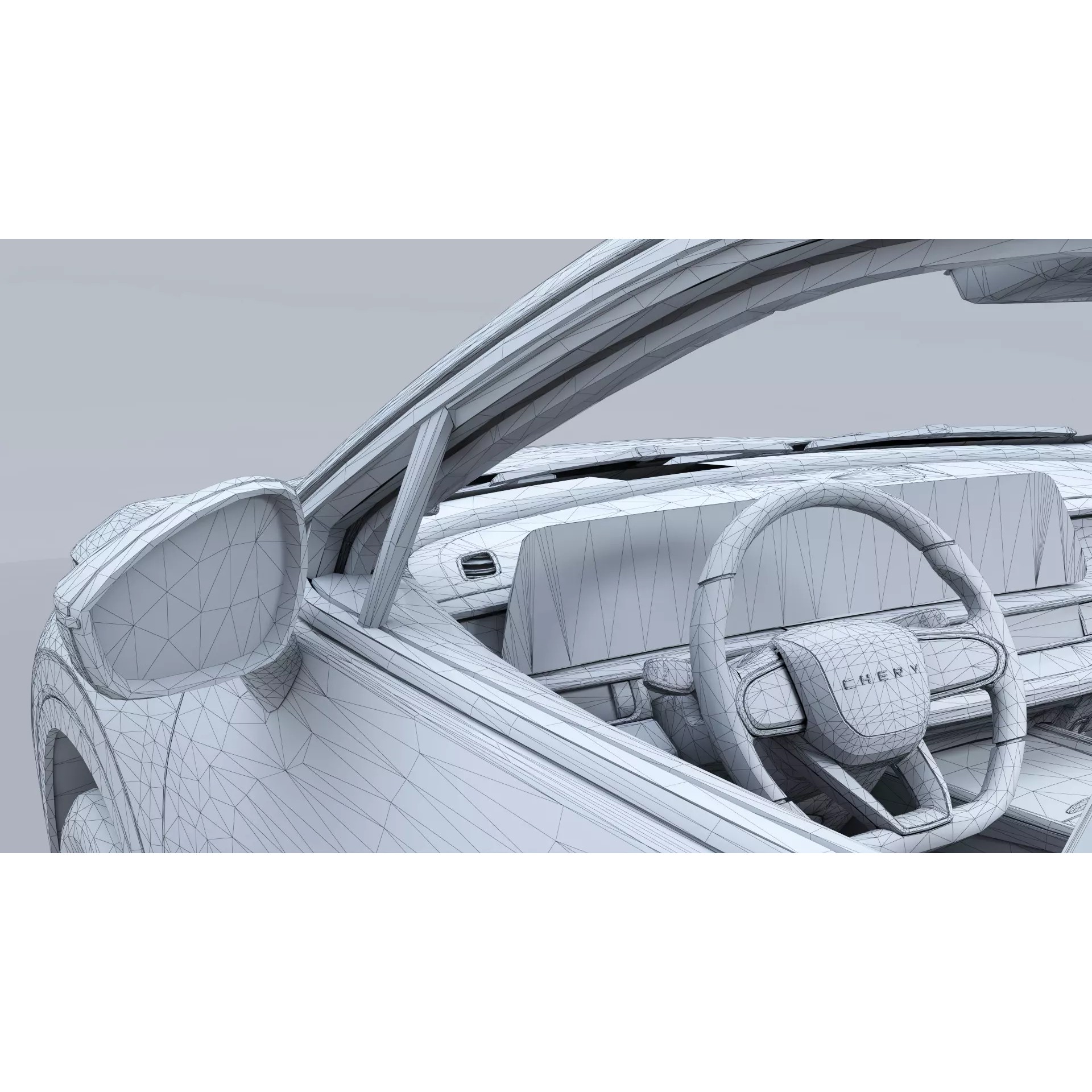 2023 CHERY OMODA 5 - Low-Poly Game-Ready 3D Model - View 17