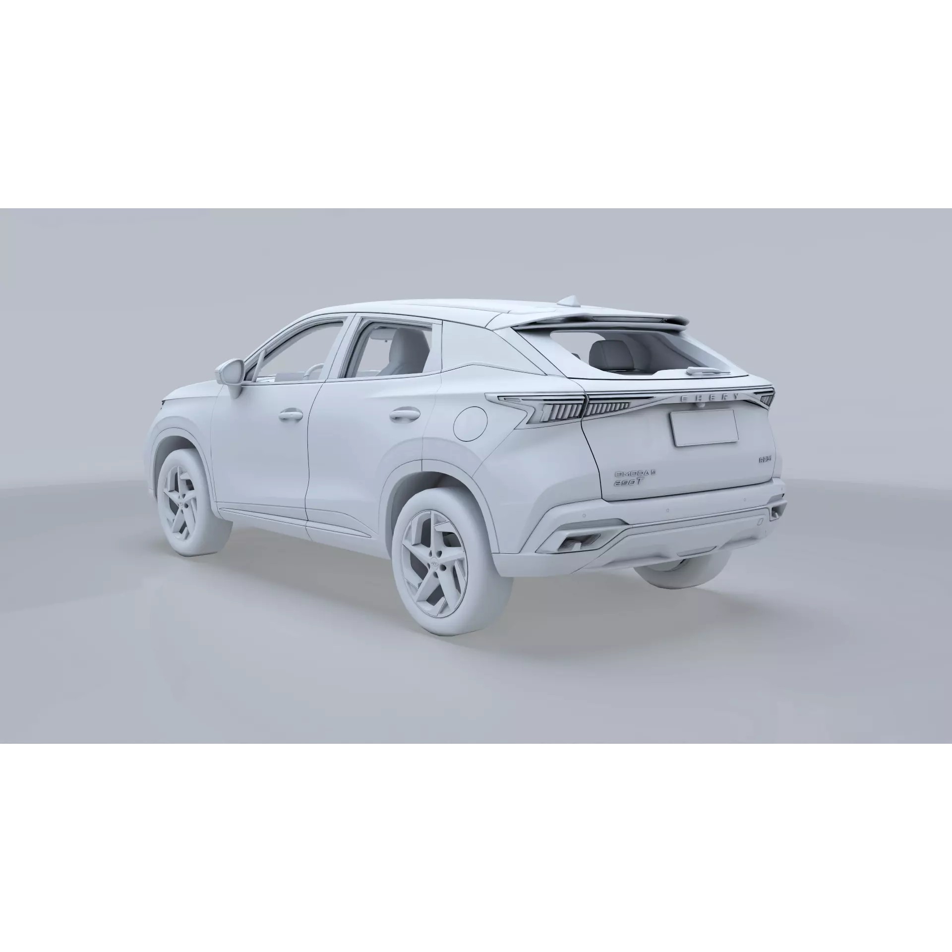 2023 CHERY OMODA 5 - Low-Poly Game-Ready 3D Model - View 22